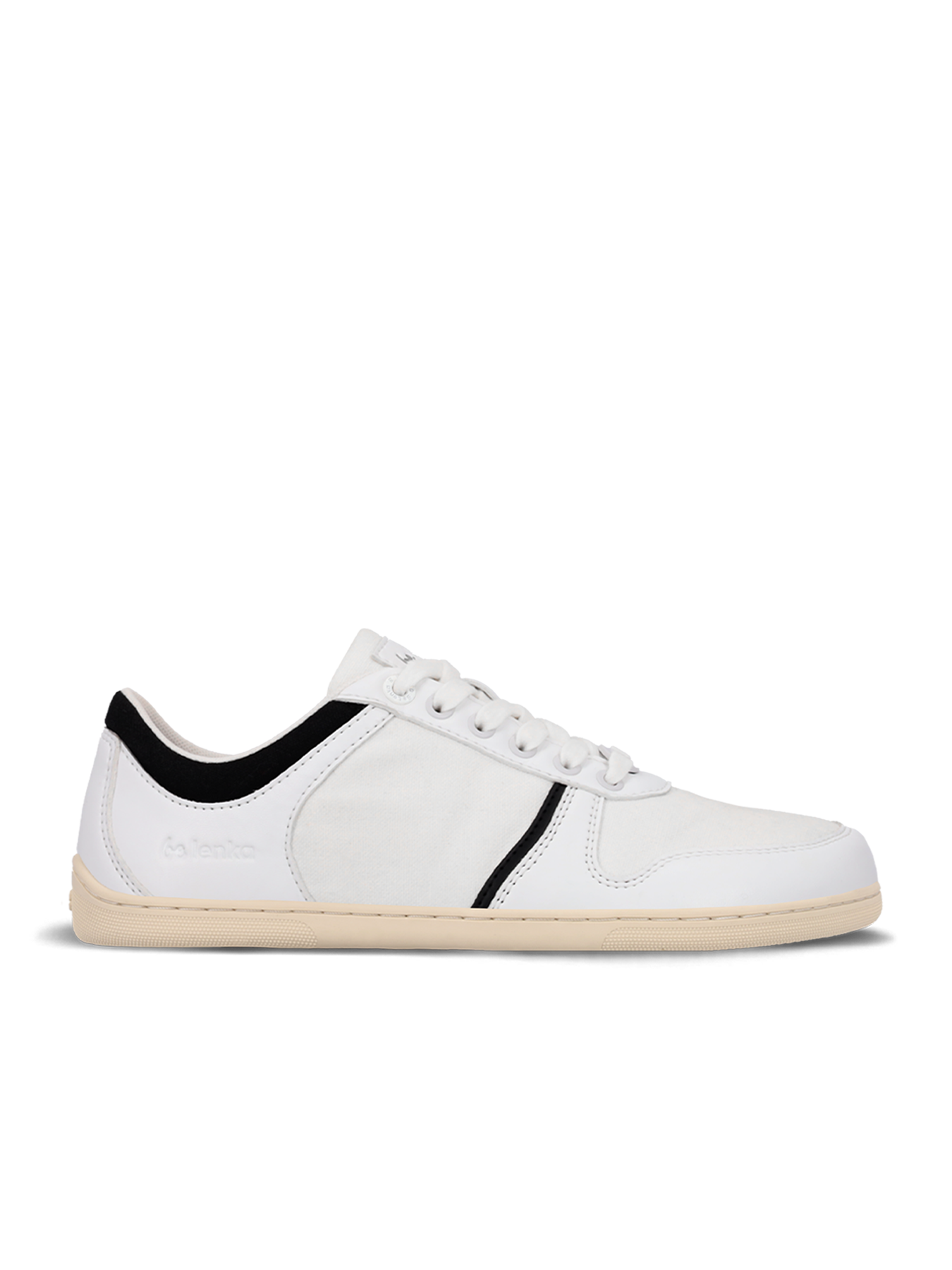 Barefoot Sneakers - Be Lenka Echo - White & Black Vegan