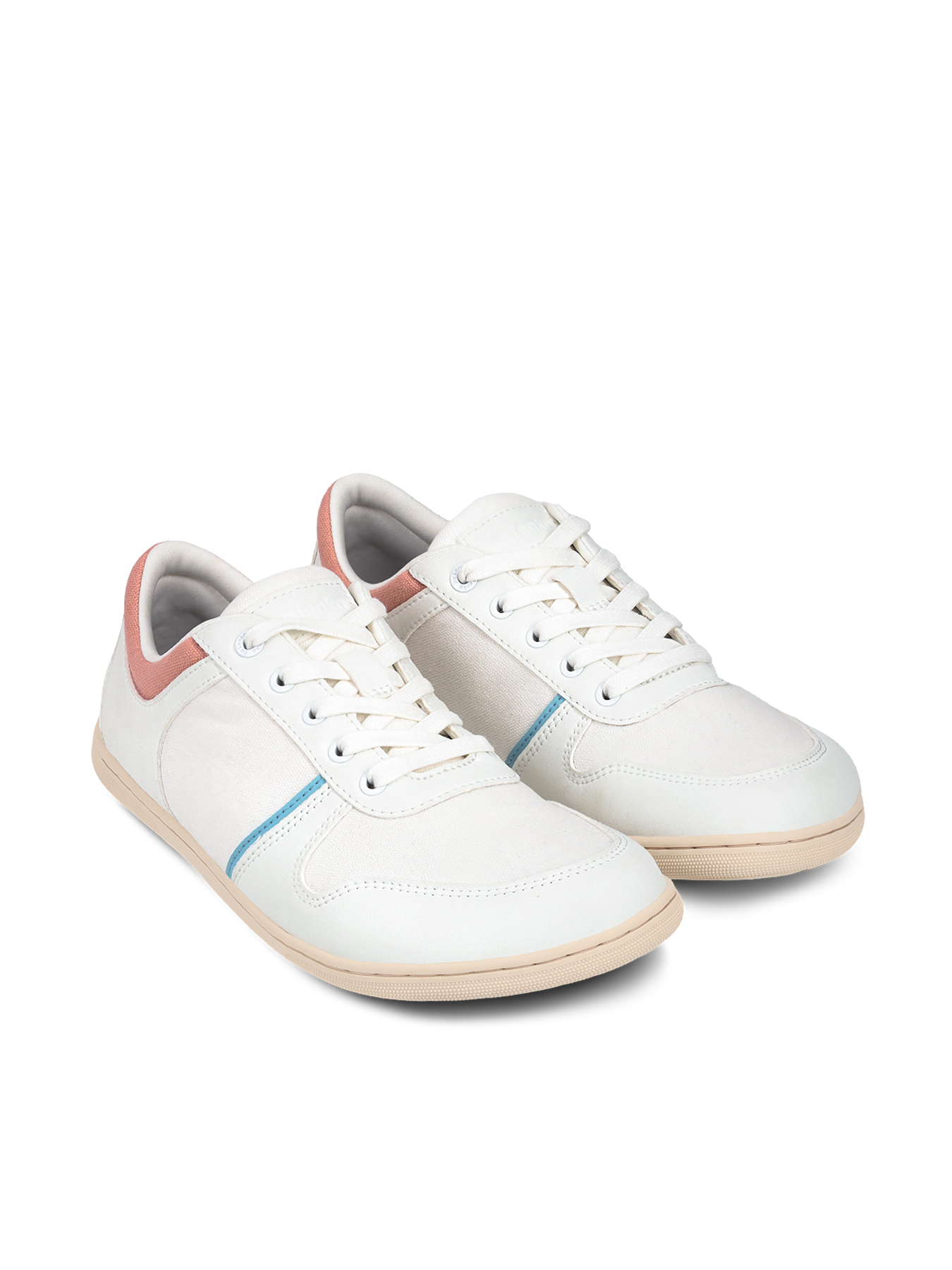 Barefoot Sneakers - Be Lenka Echo - White & Cotton Candy Vegan