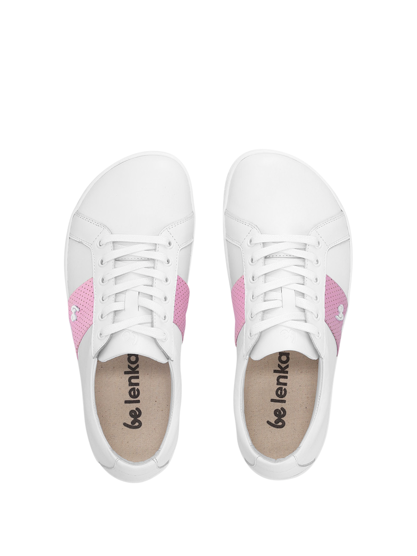 Barefoot Sneakers Be Lenka Elite - White & Pink