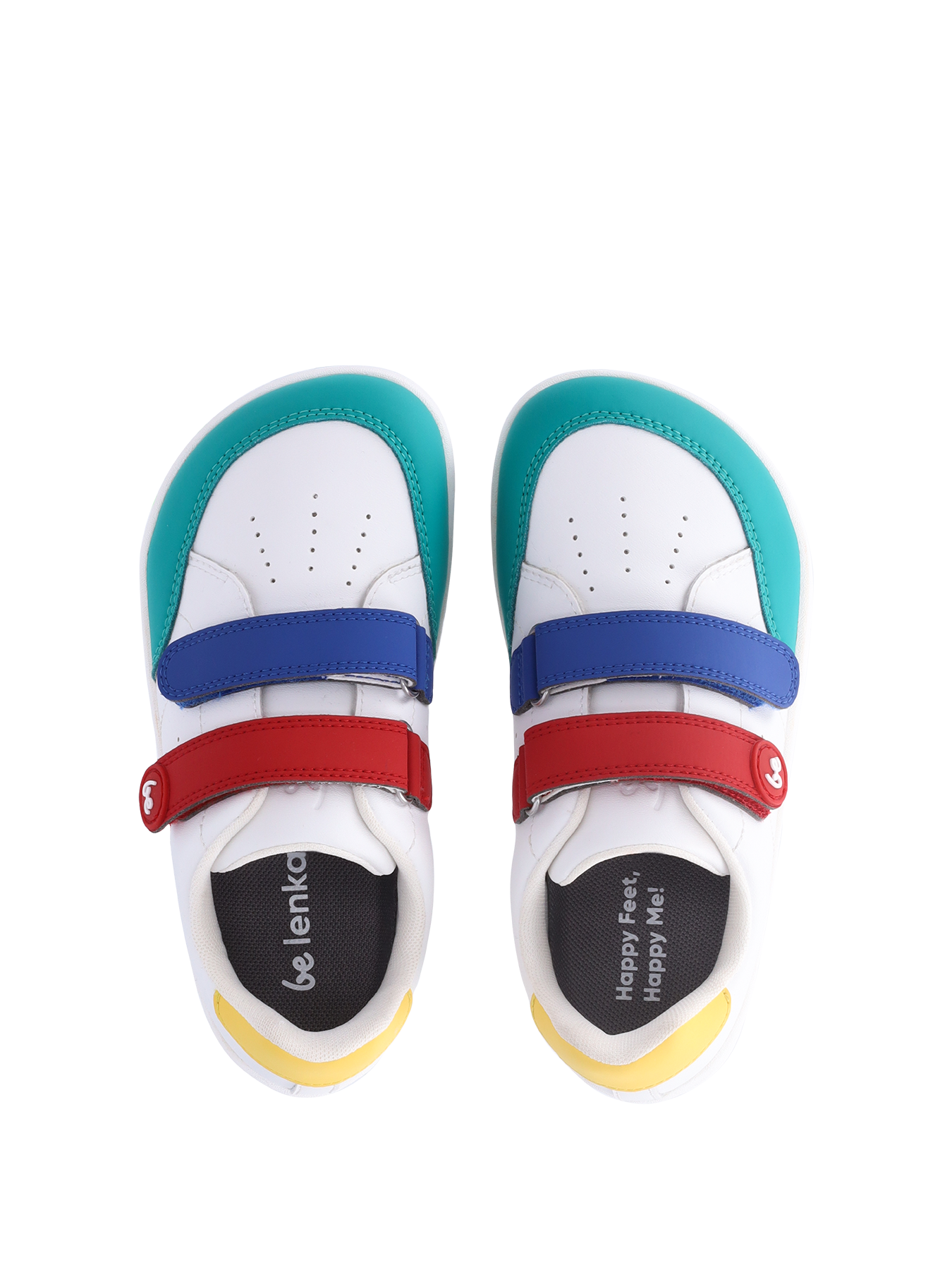 Baskets pieds nus pour enfants Be Lenka Energise Kids - Blanc et multicolore