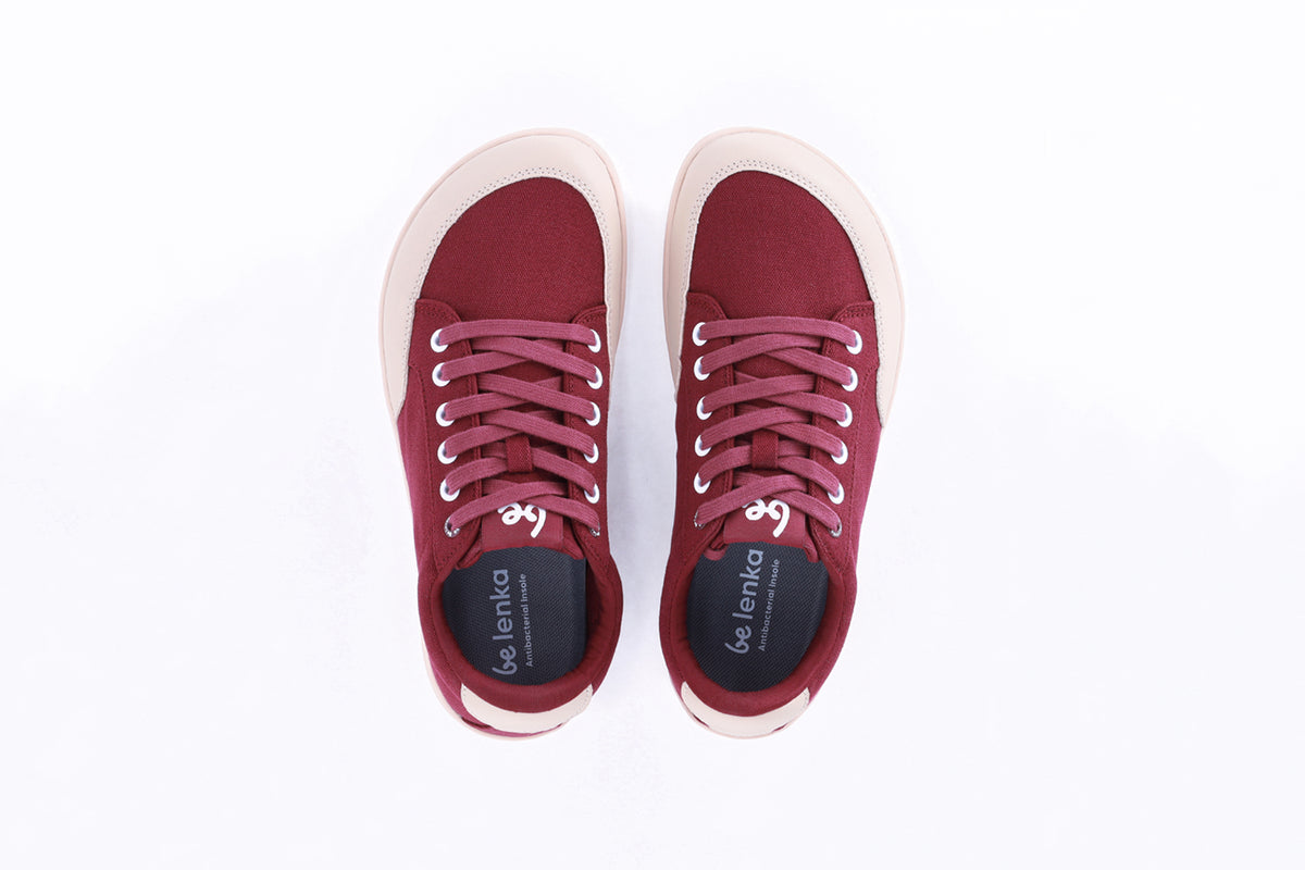 Barefoot Sneakers Be Lenka Rebound - Burgundy