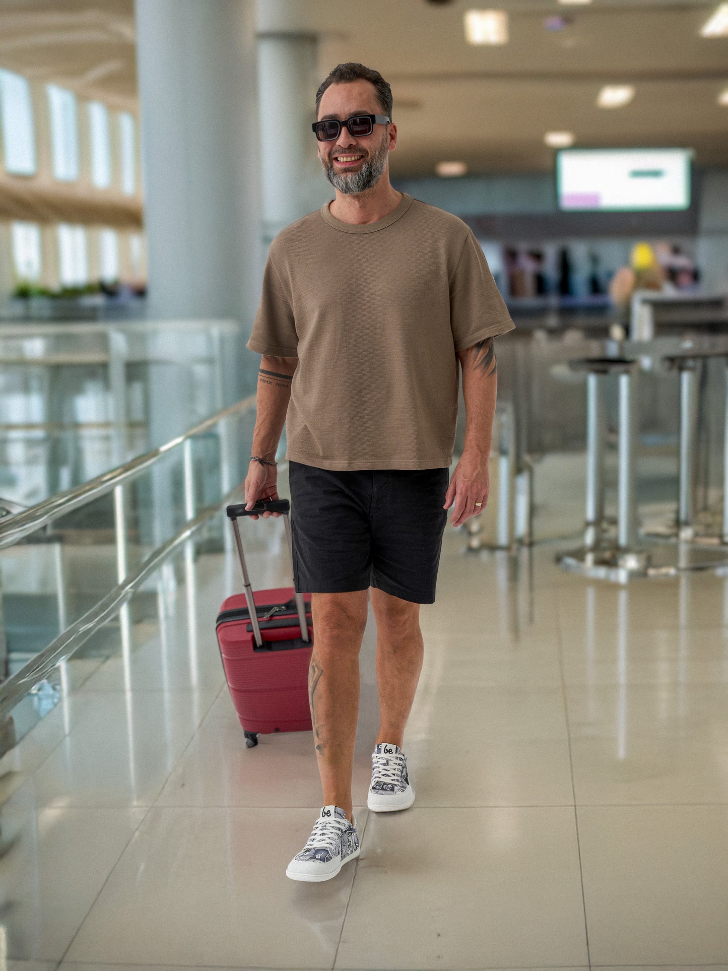 Barefoot Sneakers Be Lenka Rebound - Comics Black & White