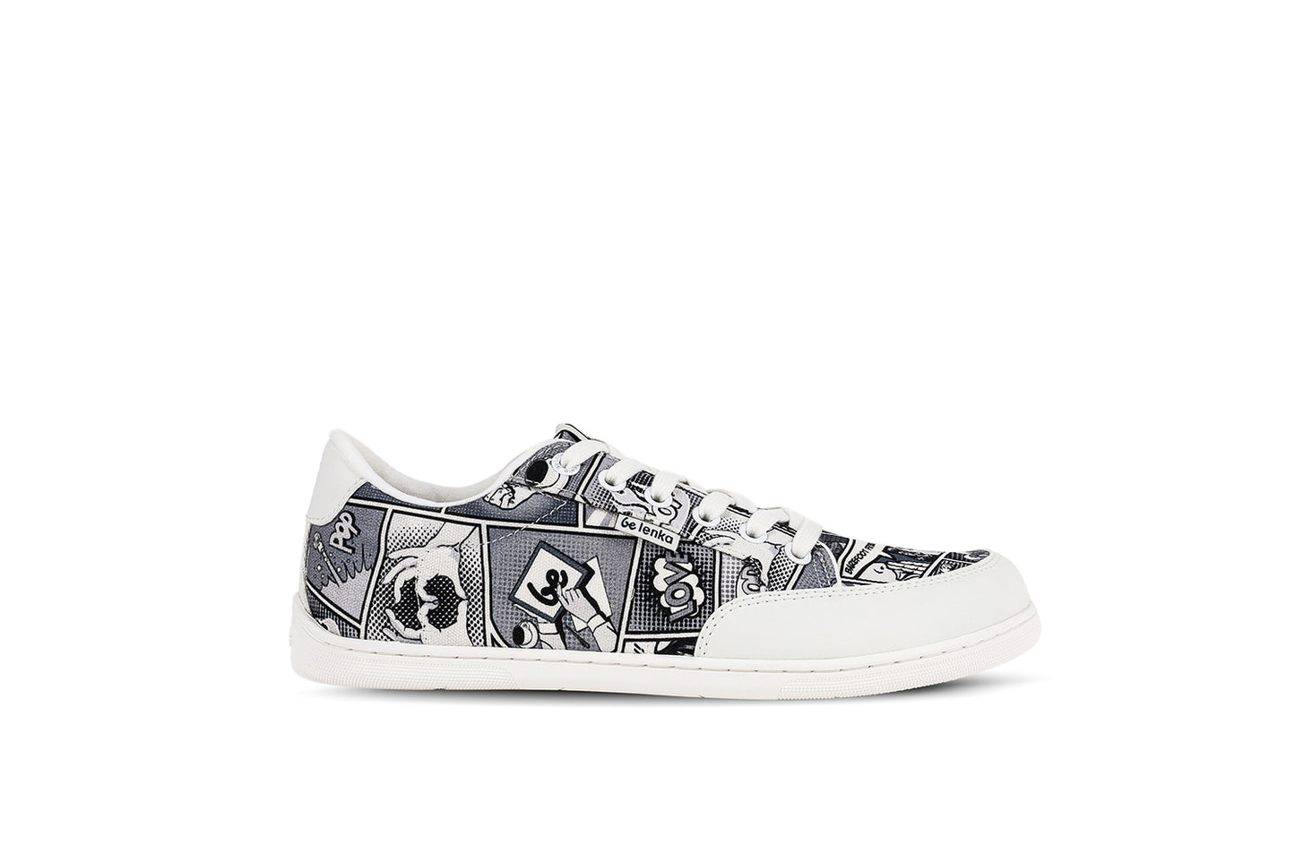 Barefoot Sneakers Be Lenka Rebound - Comics Black & White