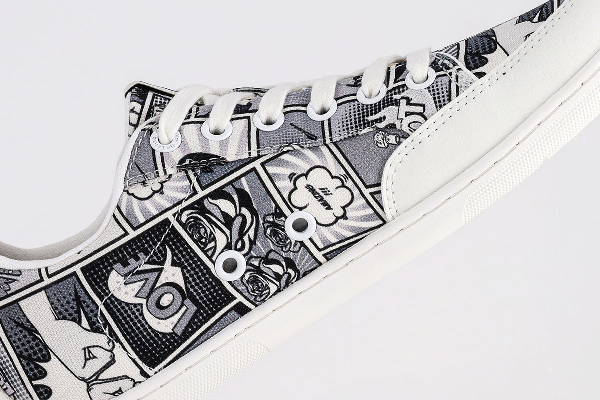 Barefoot Sneakers Be Lenka Rebound - Comics Black & White