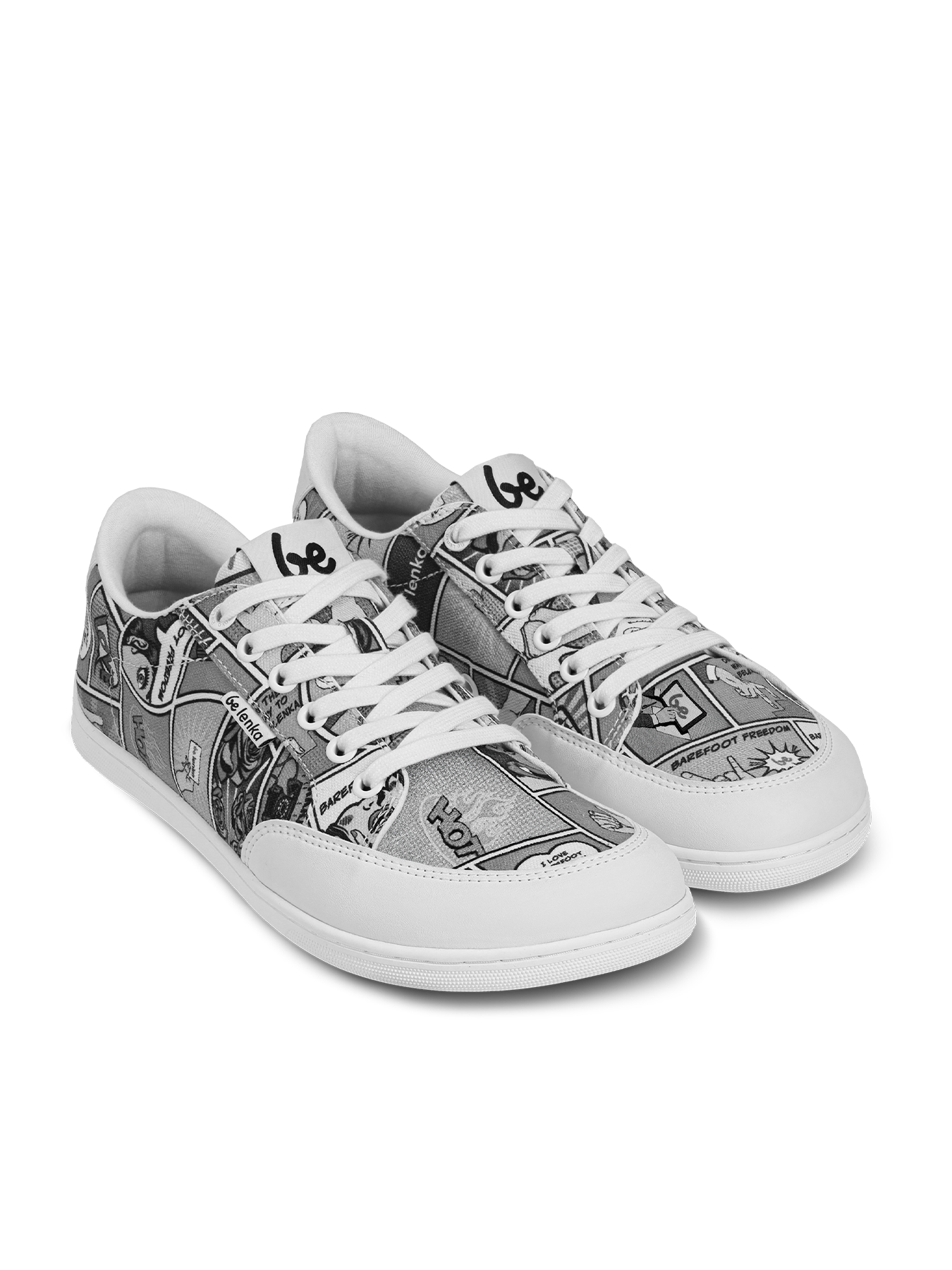 Barefoot Sneakers Be Lenka Rebound - Comics Black & White