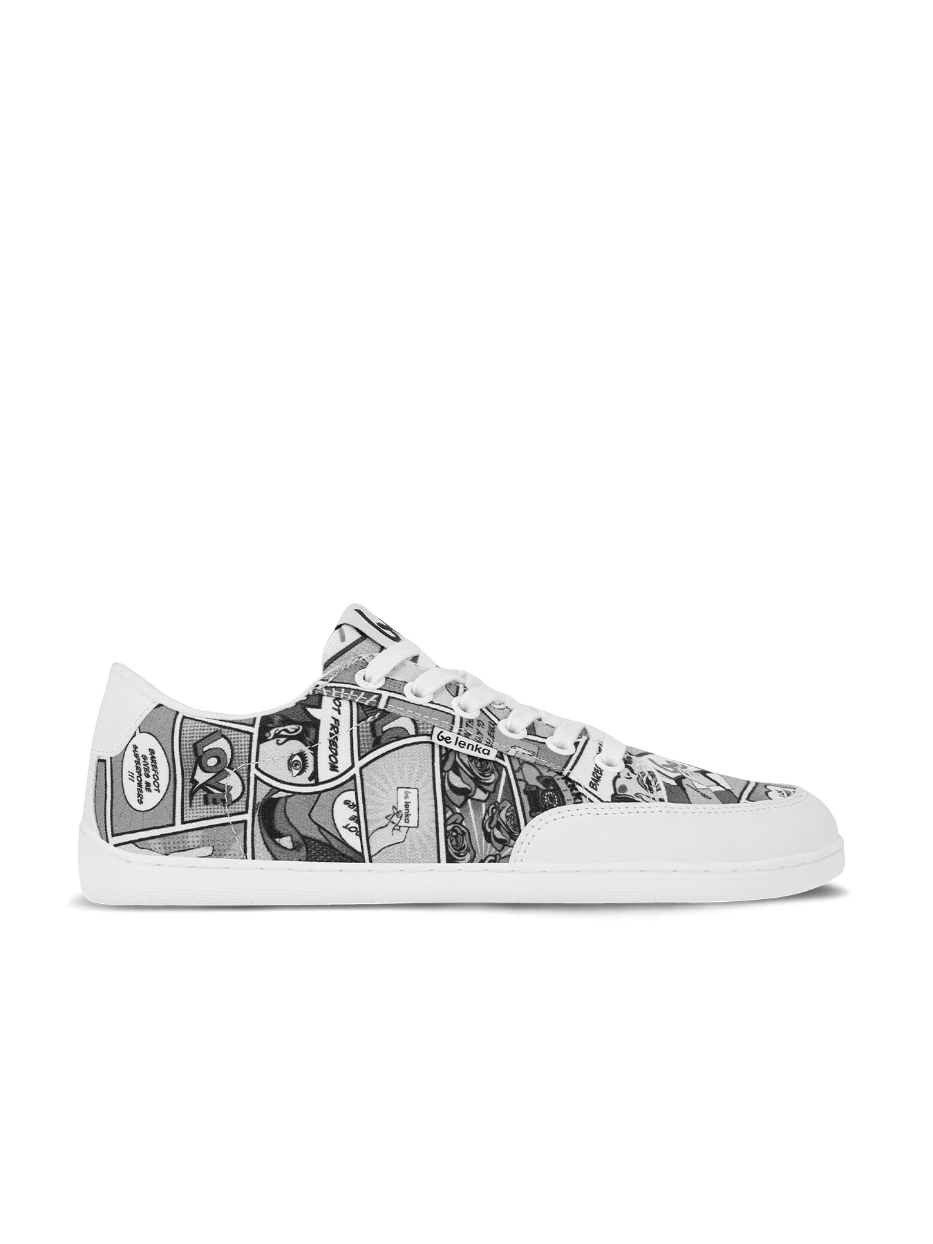 Barefoot Sneakers Be Lenka Rebound - Comics Black & White
