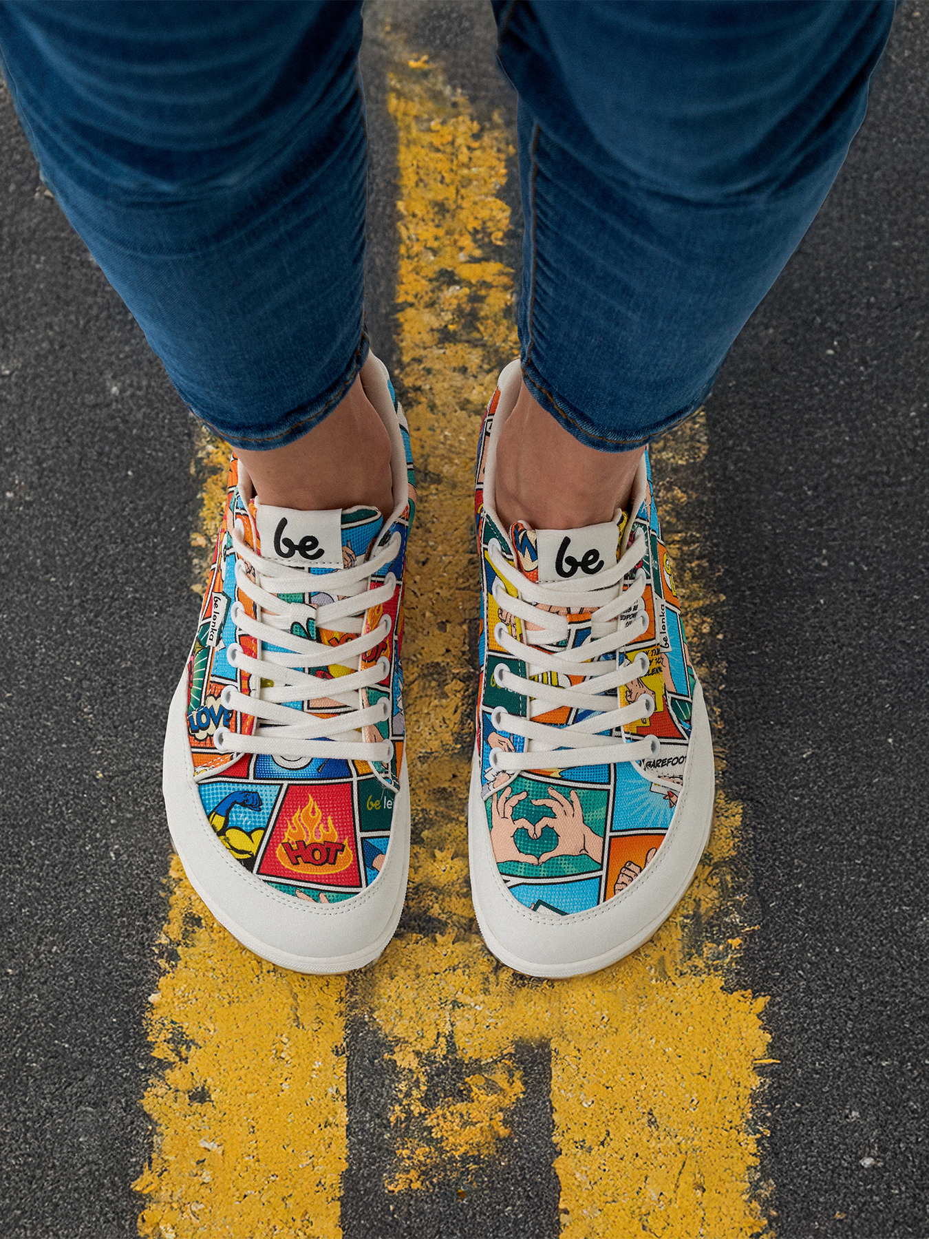 Barefoot Sneakers Be Lenka Rebound - Comics Color