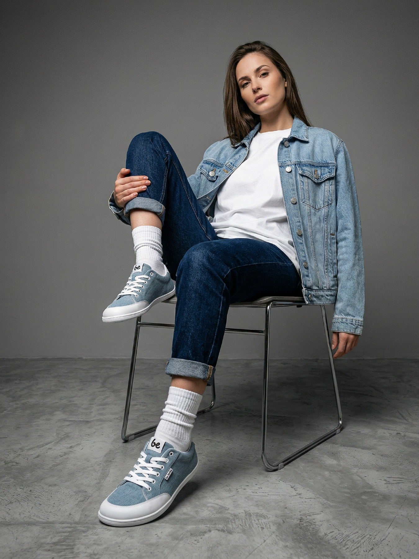 Barefoot Sneakers Be Lenka Rebound - Denim Light Blue