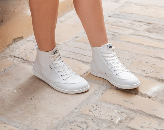 Barefoot Sneakers Be Lenka Rebound - High Top - All White