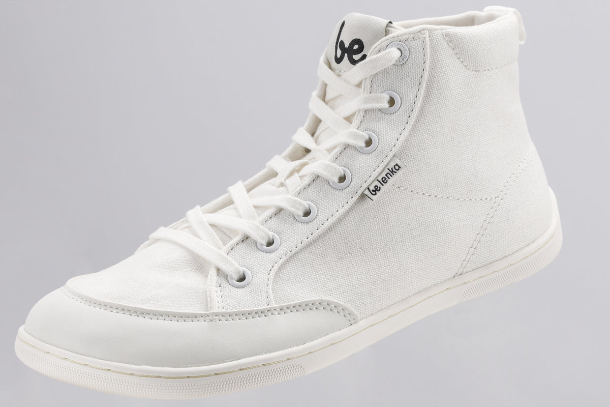 Barefoot Sneakers Be Lenka Rebound - High Top - All White