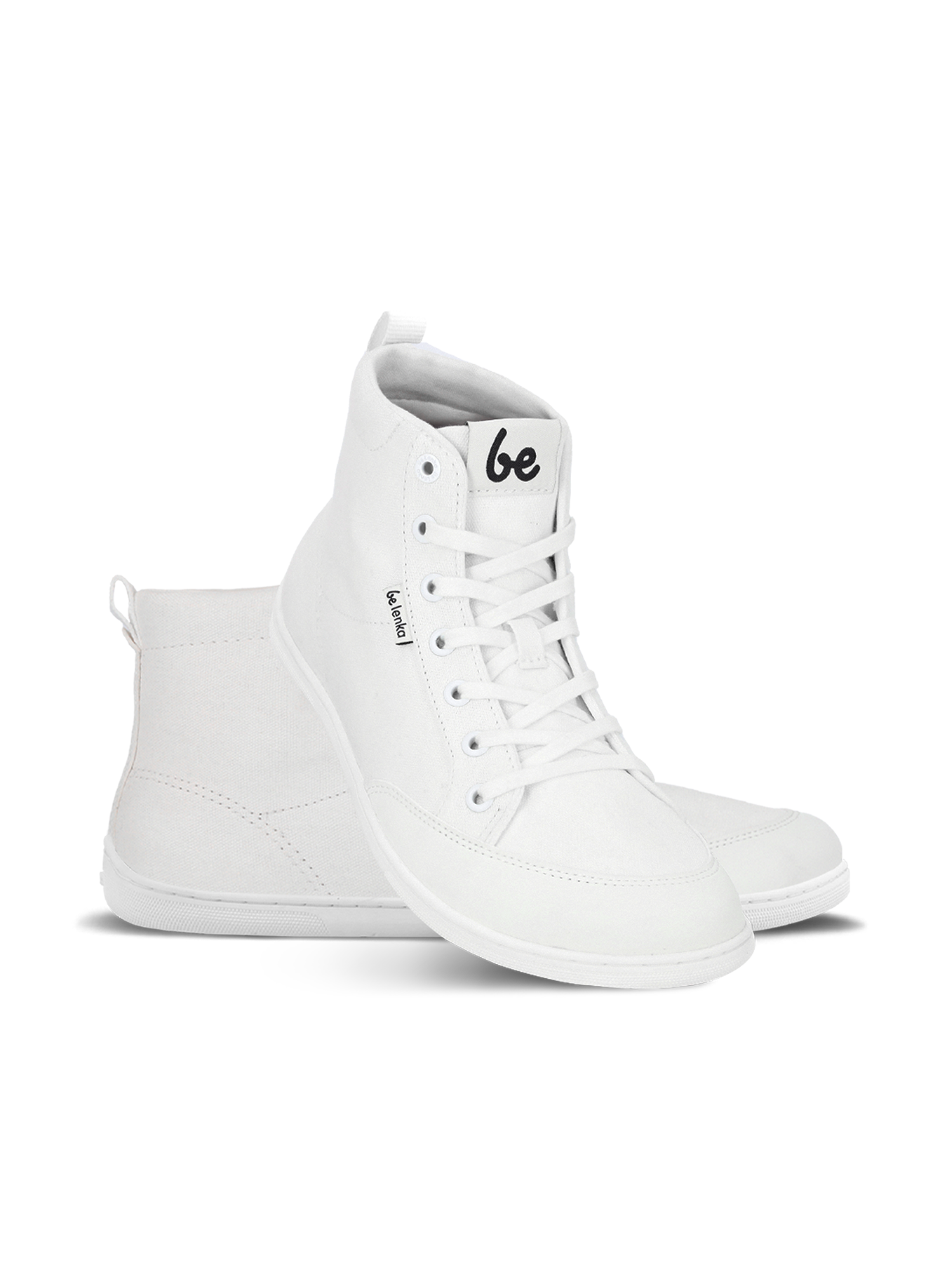 Barefoot Sneakers Be Lenka Rebound - High Top - All White