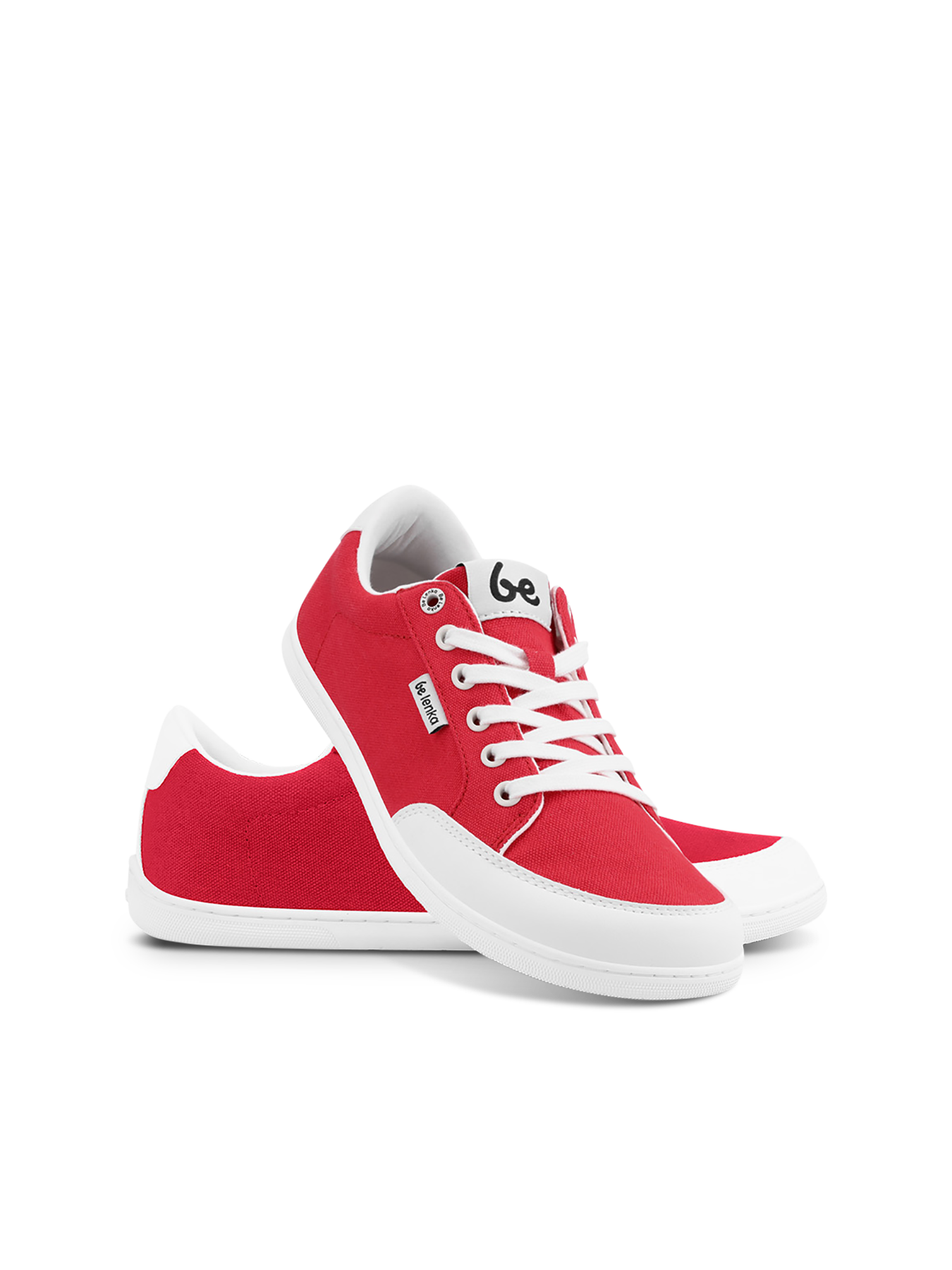 Baskets pieds nus Be Lenka Rebound - Rouge et blanc
