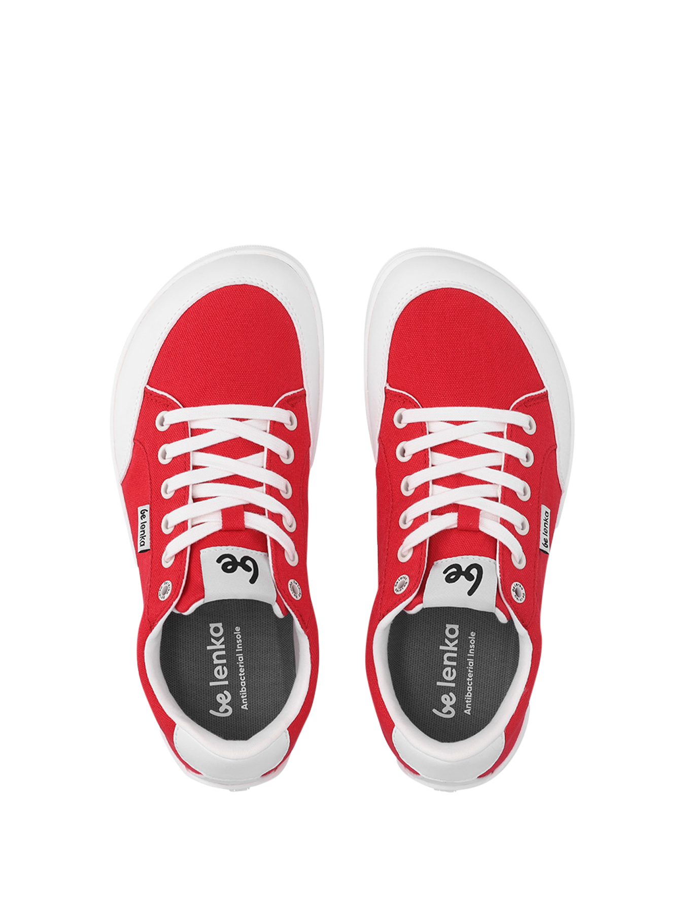 Baskets pieds nus Be Lenka Rebound - Rouge et blanc