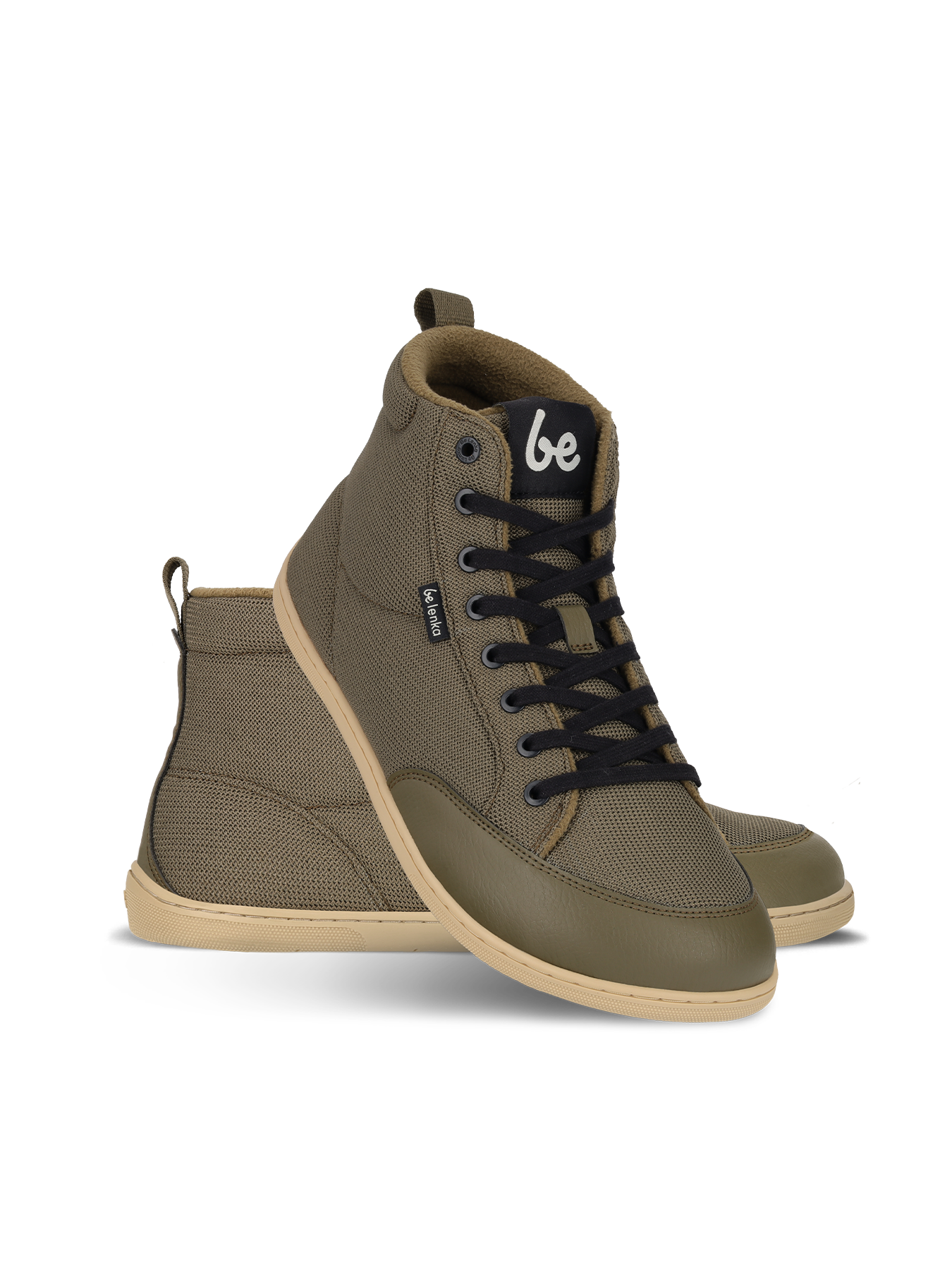 Barefoot Sneakers Be Lenka Rebound Thermo - Army Green