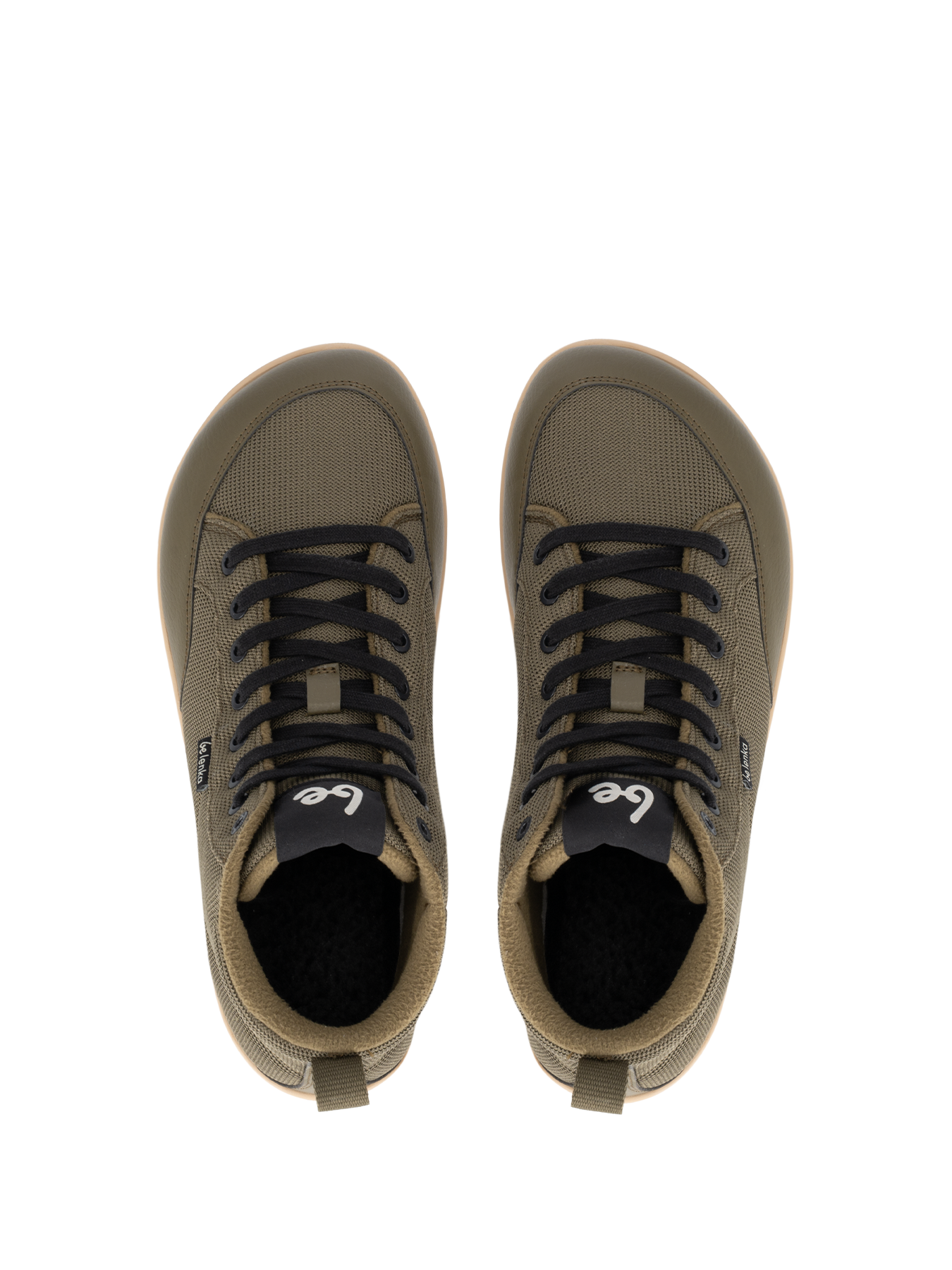 Barefoot Sneakers Be Lenka Rebound Thermo - Army Green