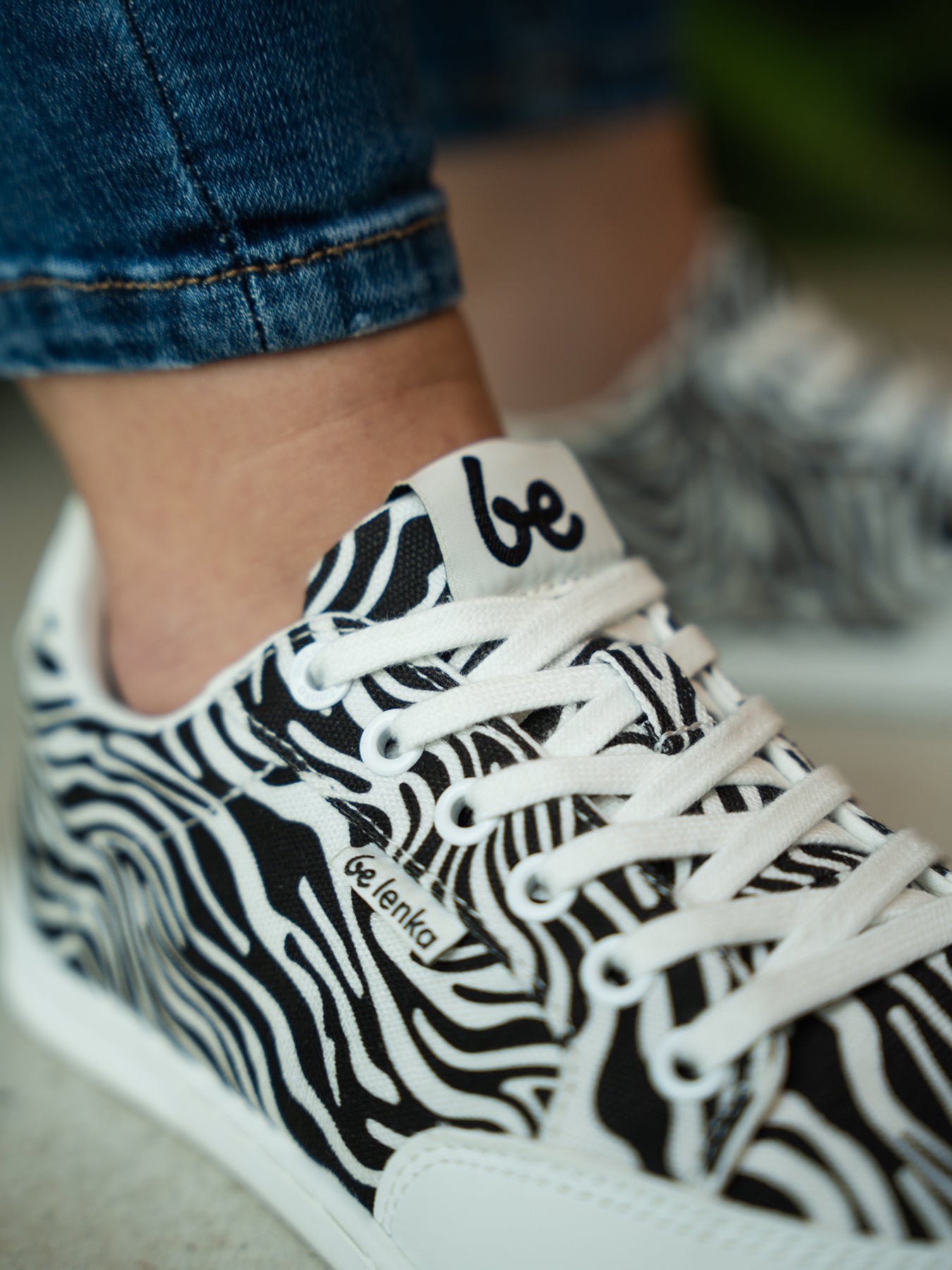 Barefoot Sneakers Be Lenka Rebound - Zebra