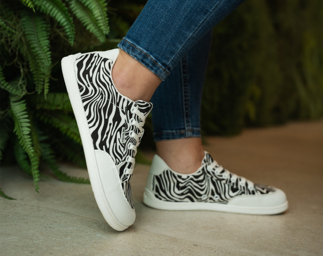 Barefoot Sneakers Be Lenka Rebound - Zebra