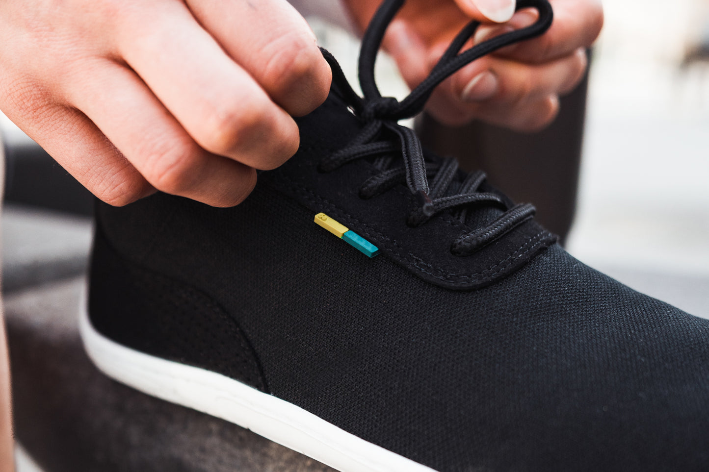 Barefoot Sneakers - Be Lenka Stride - Black & White