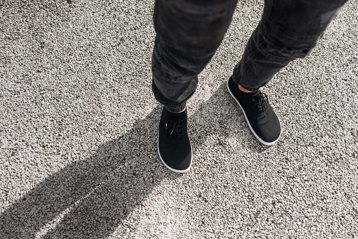 Barefoot Sneakers - Be Lenka Stride - Black & White