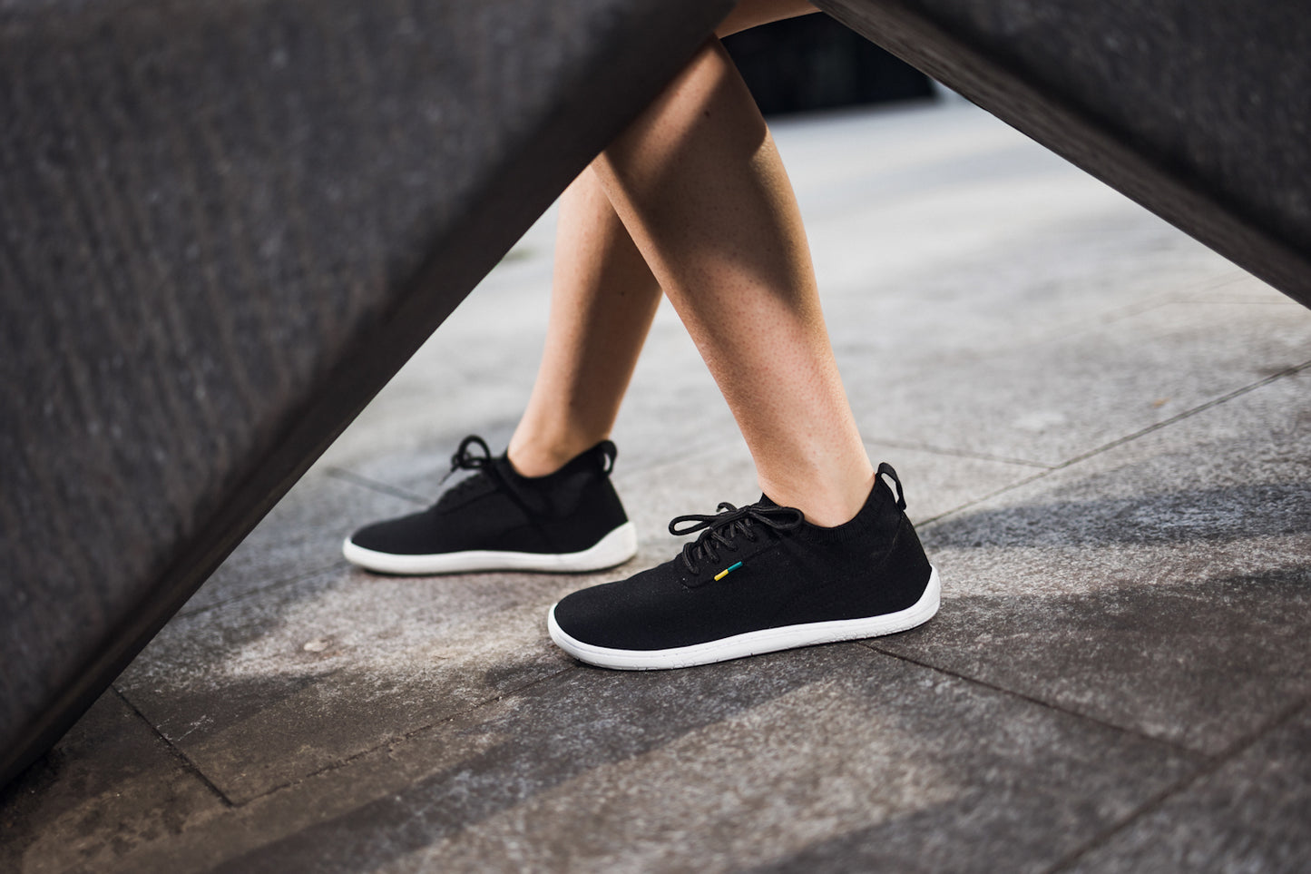 Barefoot Sneakers - Be Lenka Stride - Black & White