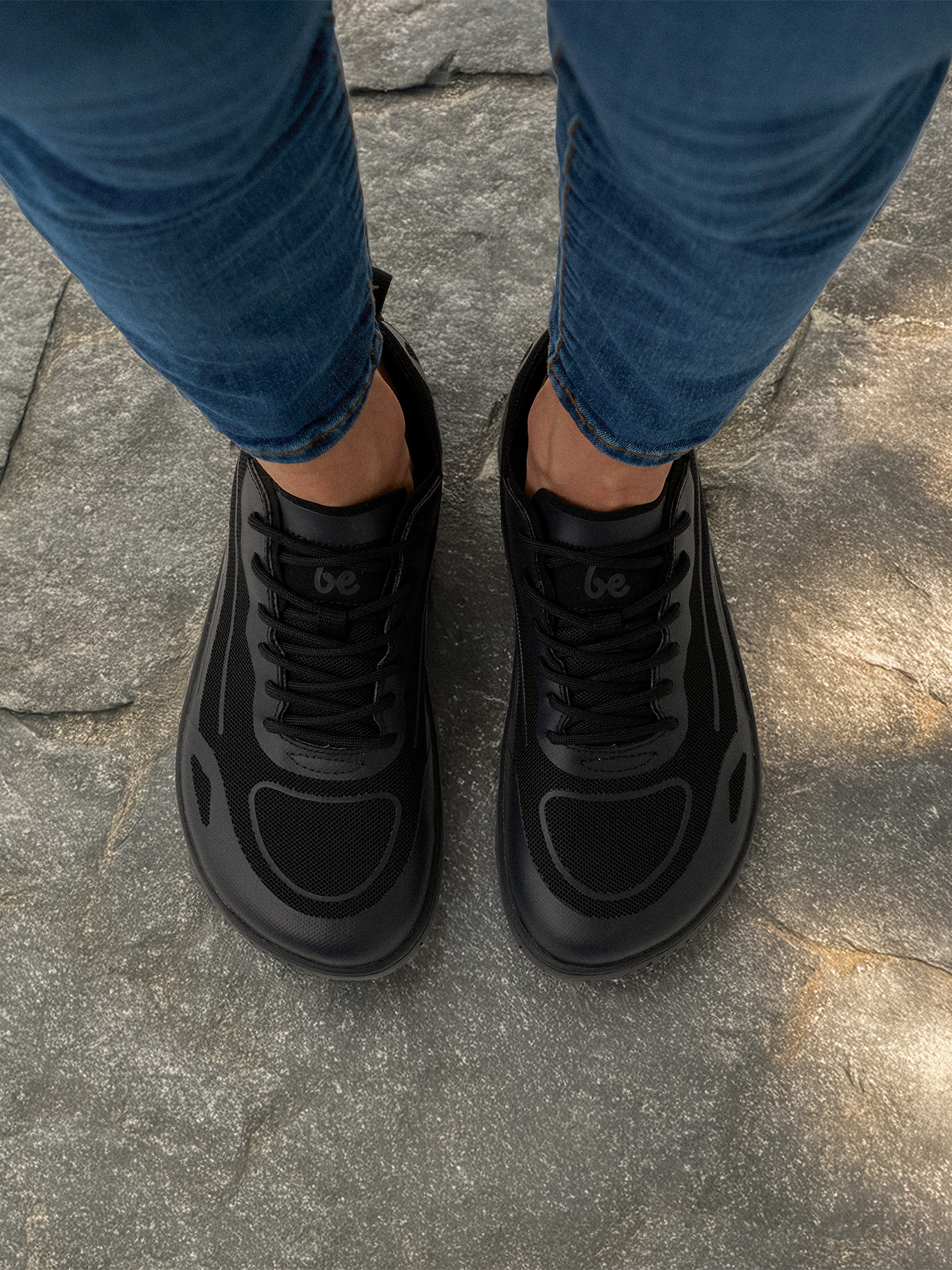 Baskets pieds nus Be Lenka Velocity - Tout noir