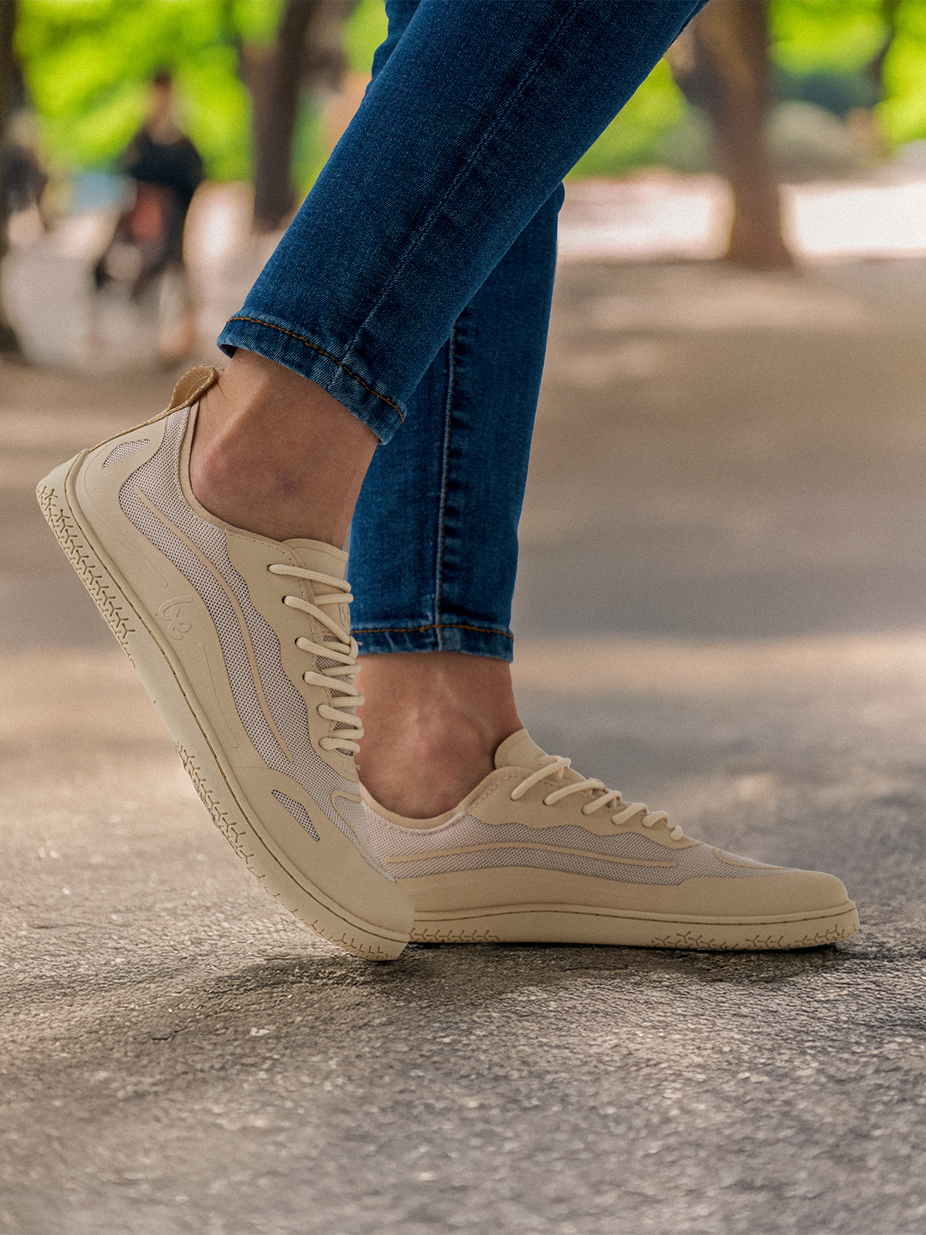 Barefoot Sneakers Be Lenka Velocity - Beige