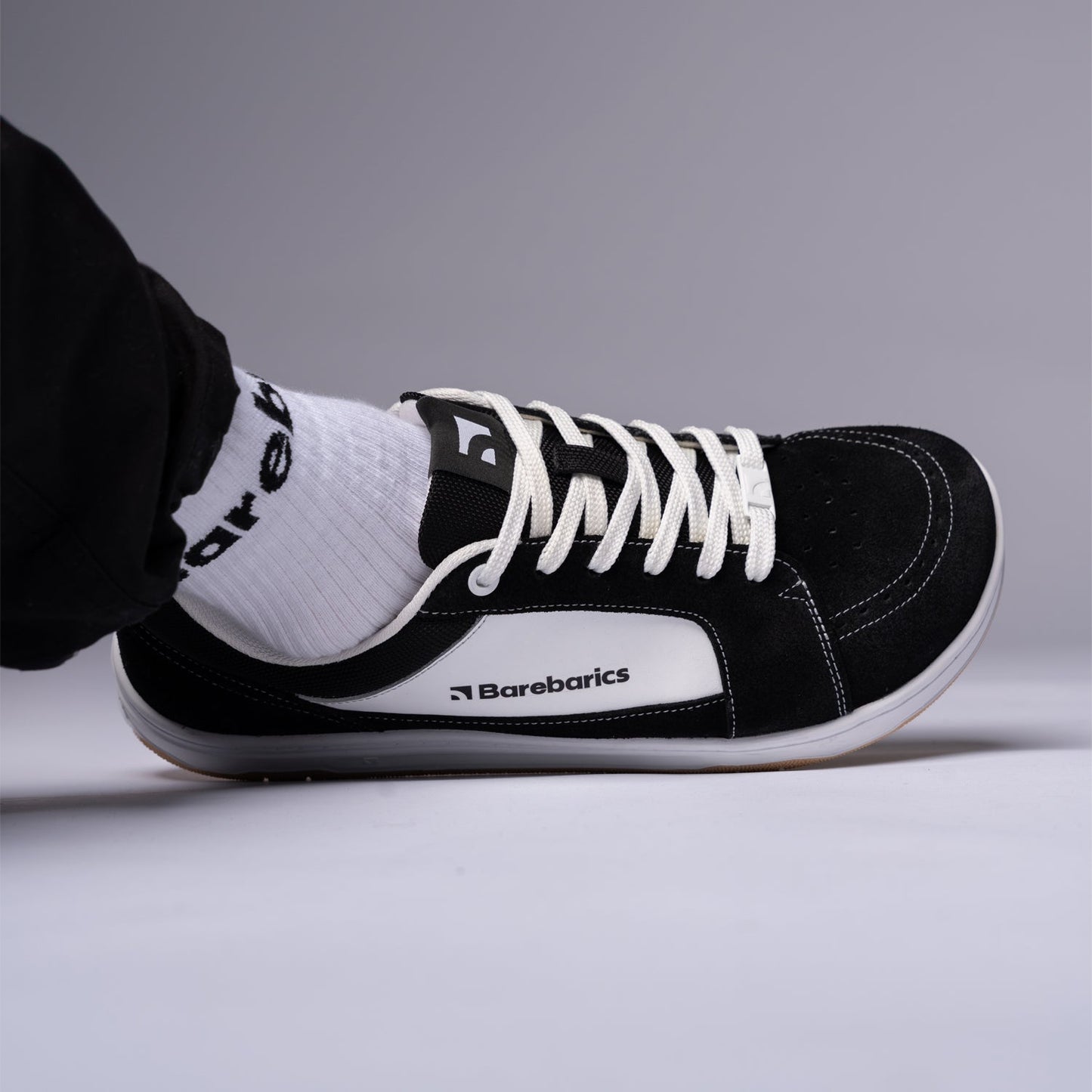 Barefoot Shoes Barebarics Legend - Black & White