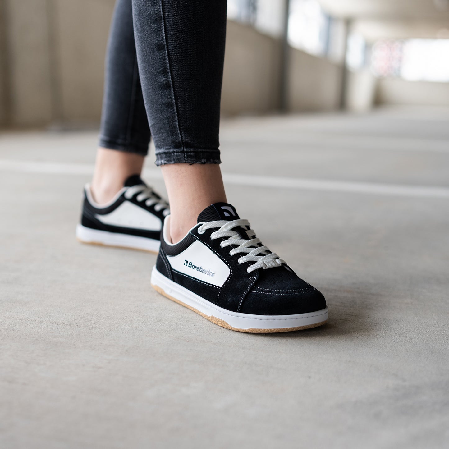 Chaussures pieds nus Barebarics Legend - Noir et blanc