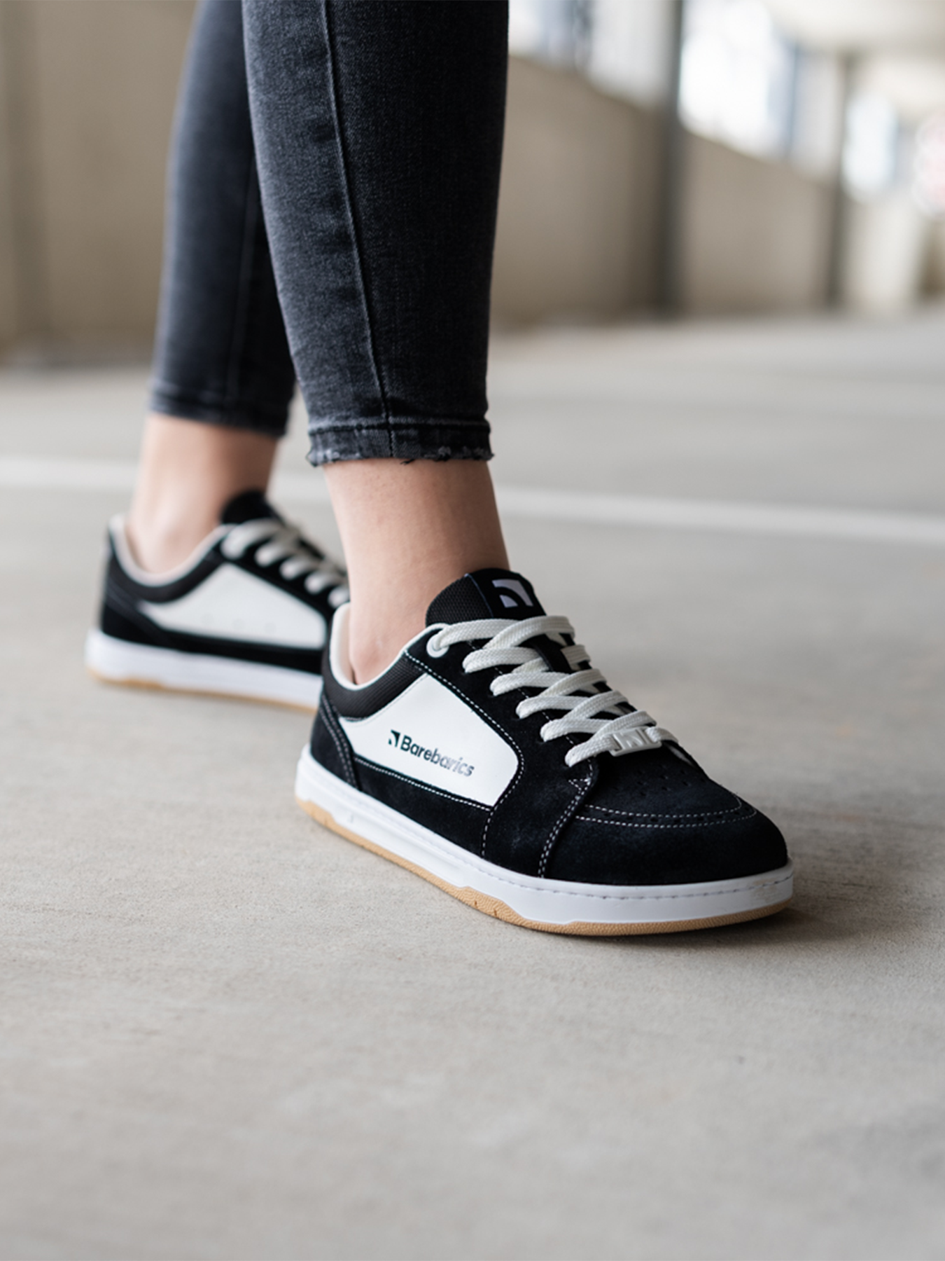 Chaussures pieds nus Barebarics Legend - Noir et blanc