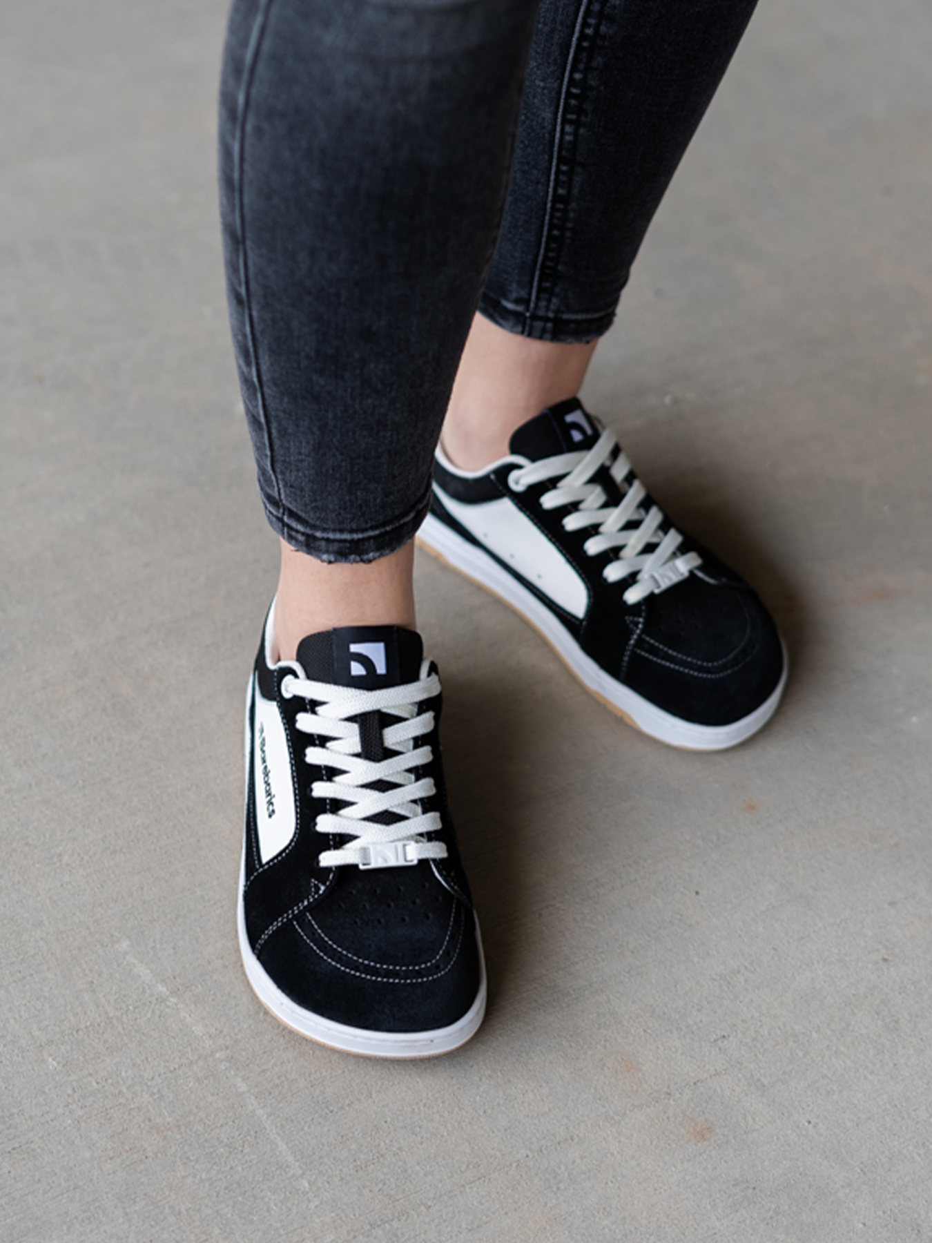 Chaussures pieds nus Barebarics Legend - Noir et blanc