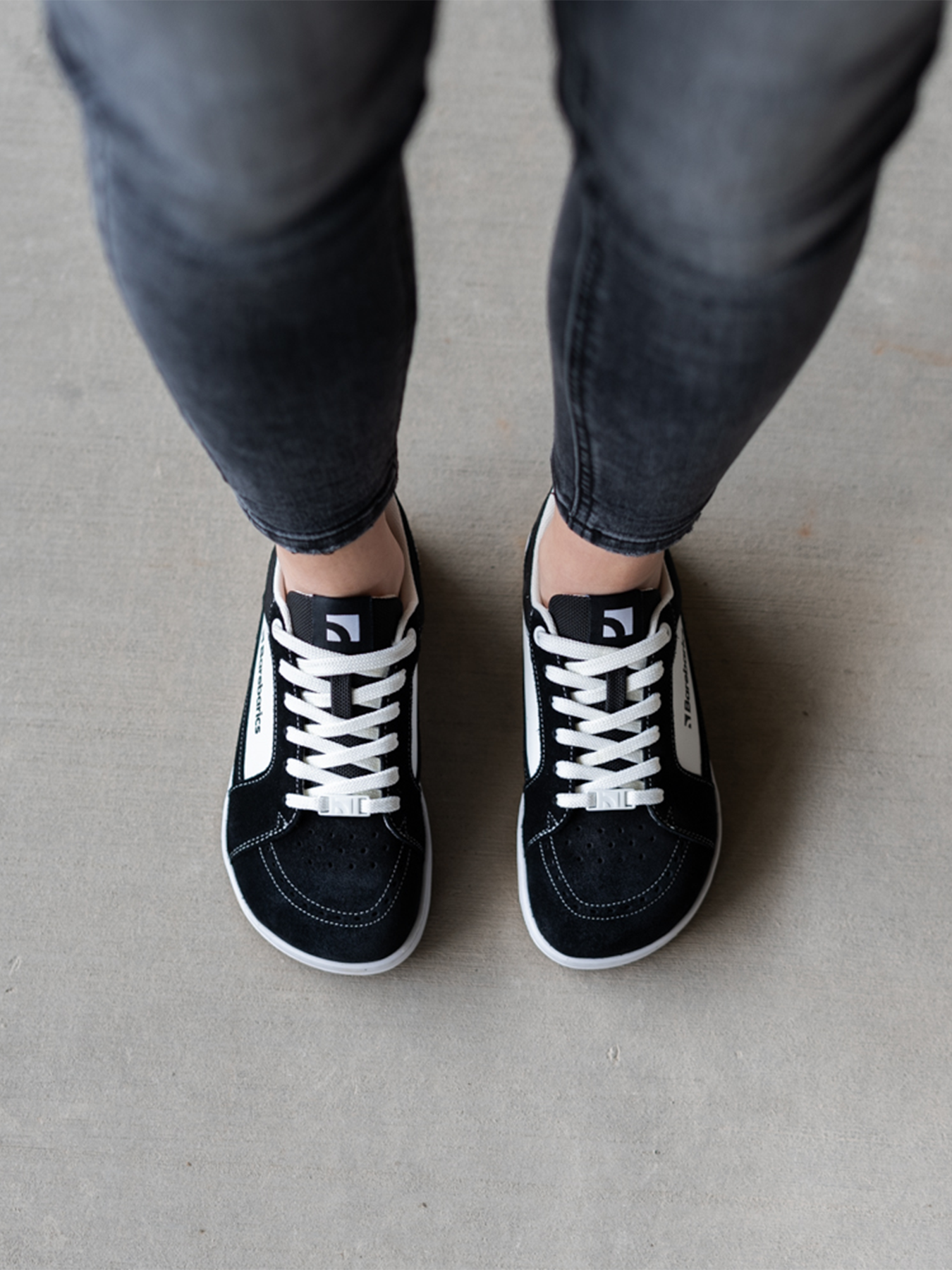 Chaussures pieds nus Barebarics Legend - Noir et blanc