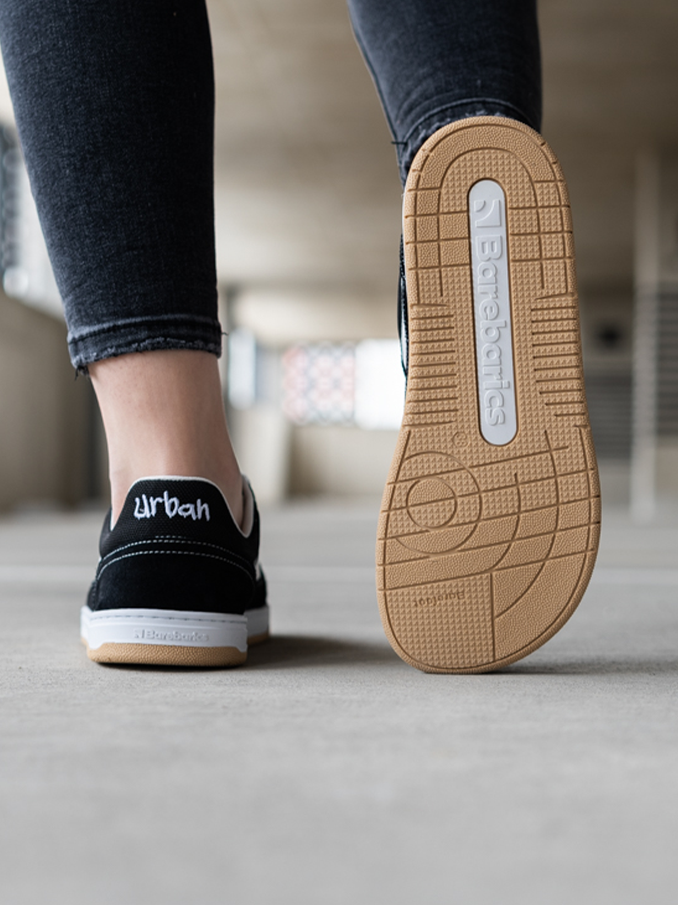 Chaussures pieds nus Barebarics Legend - Noir et blanc