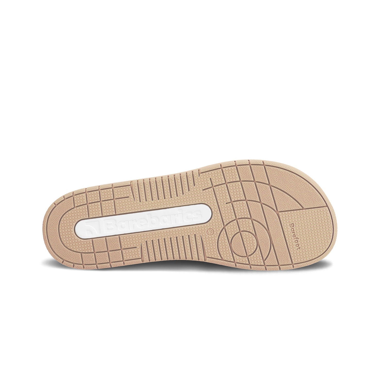 Baskets pieds nus Barebarics Fusion - Blanc et marron armée