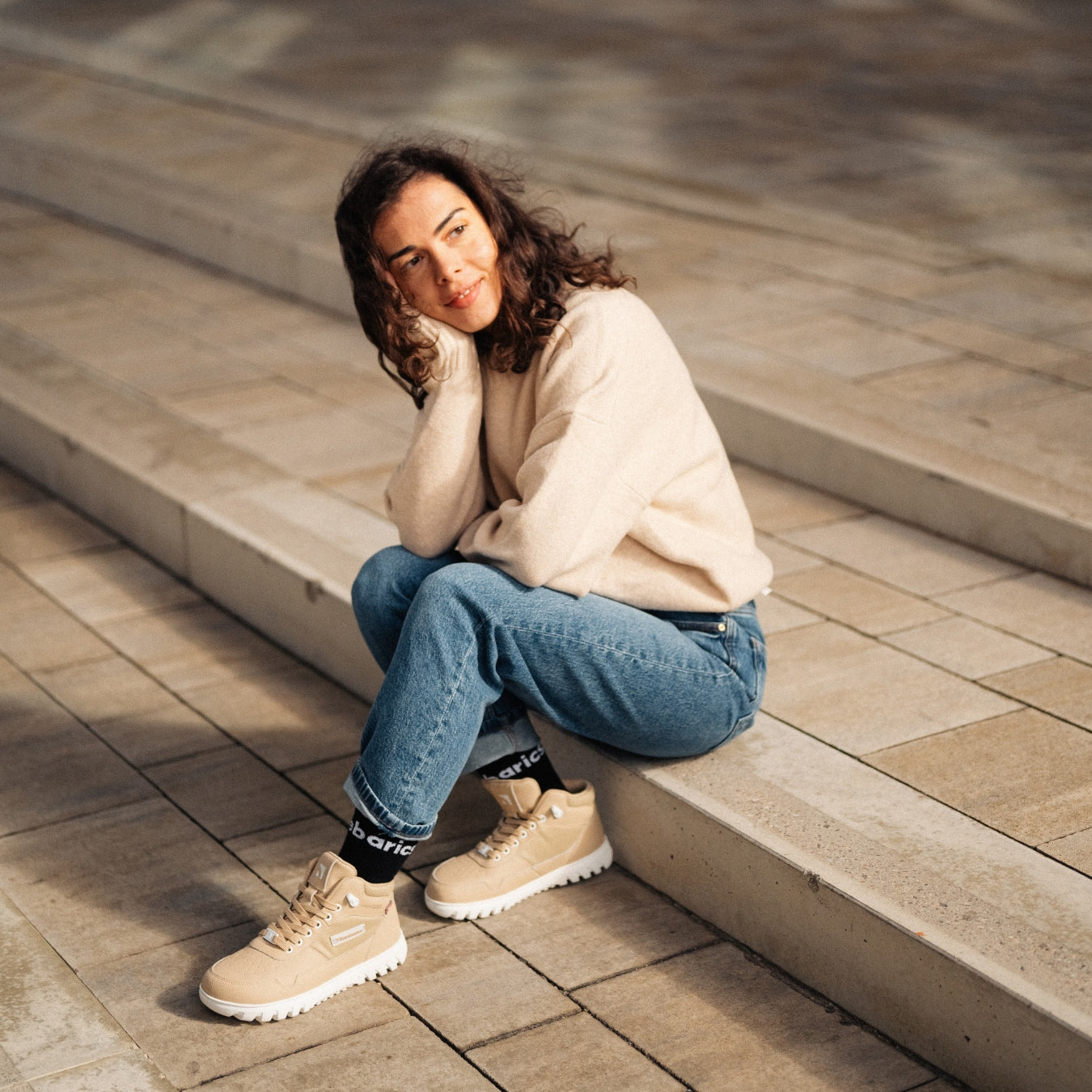 Barefoot Shoes Barebarics UrbanEdge - Beige