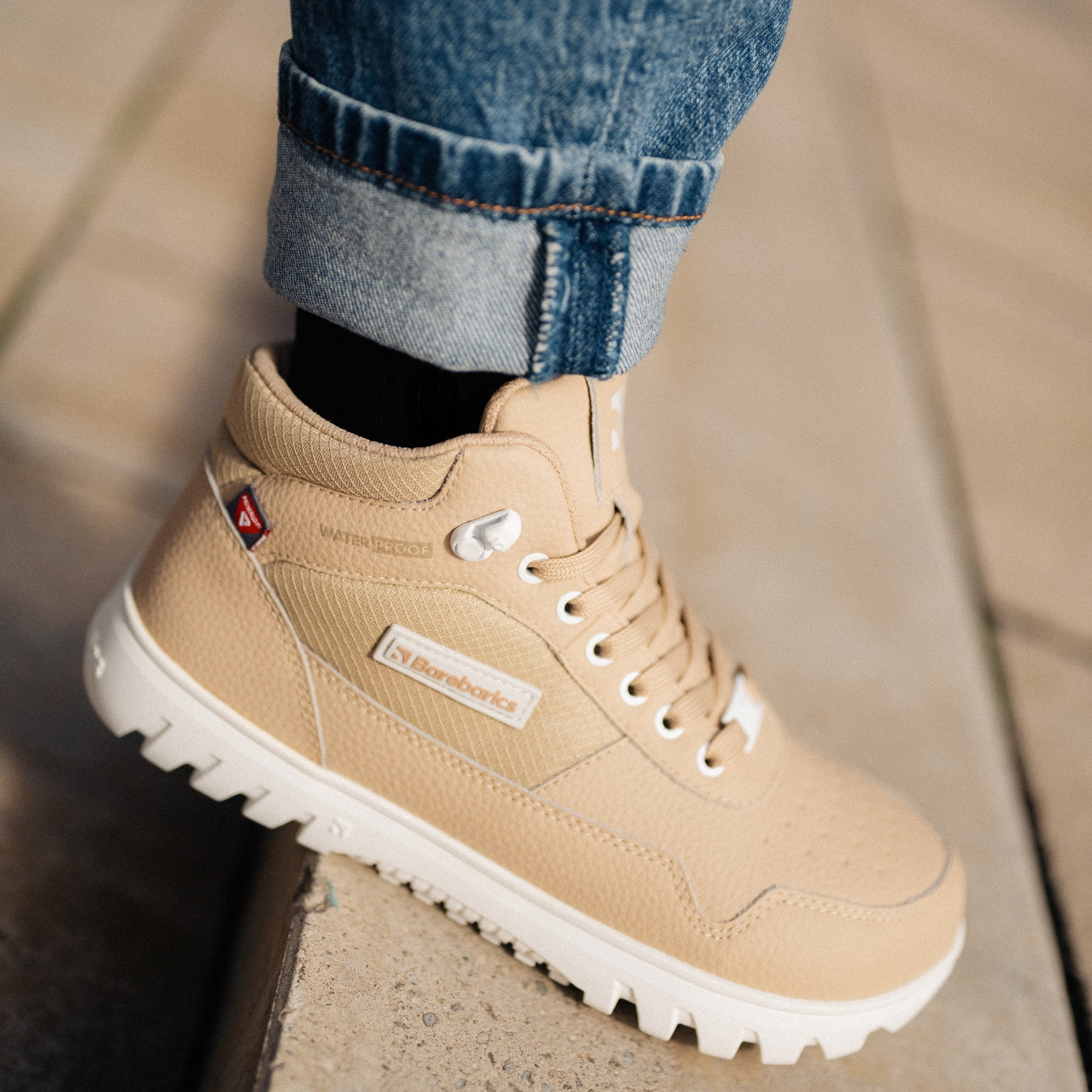 Barefoot Shoes Barebarics UrbanEdge - Beige