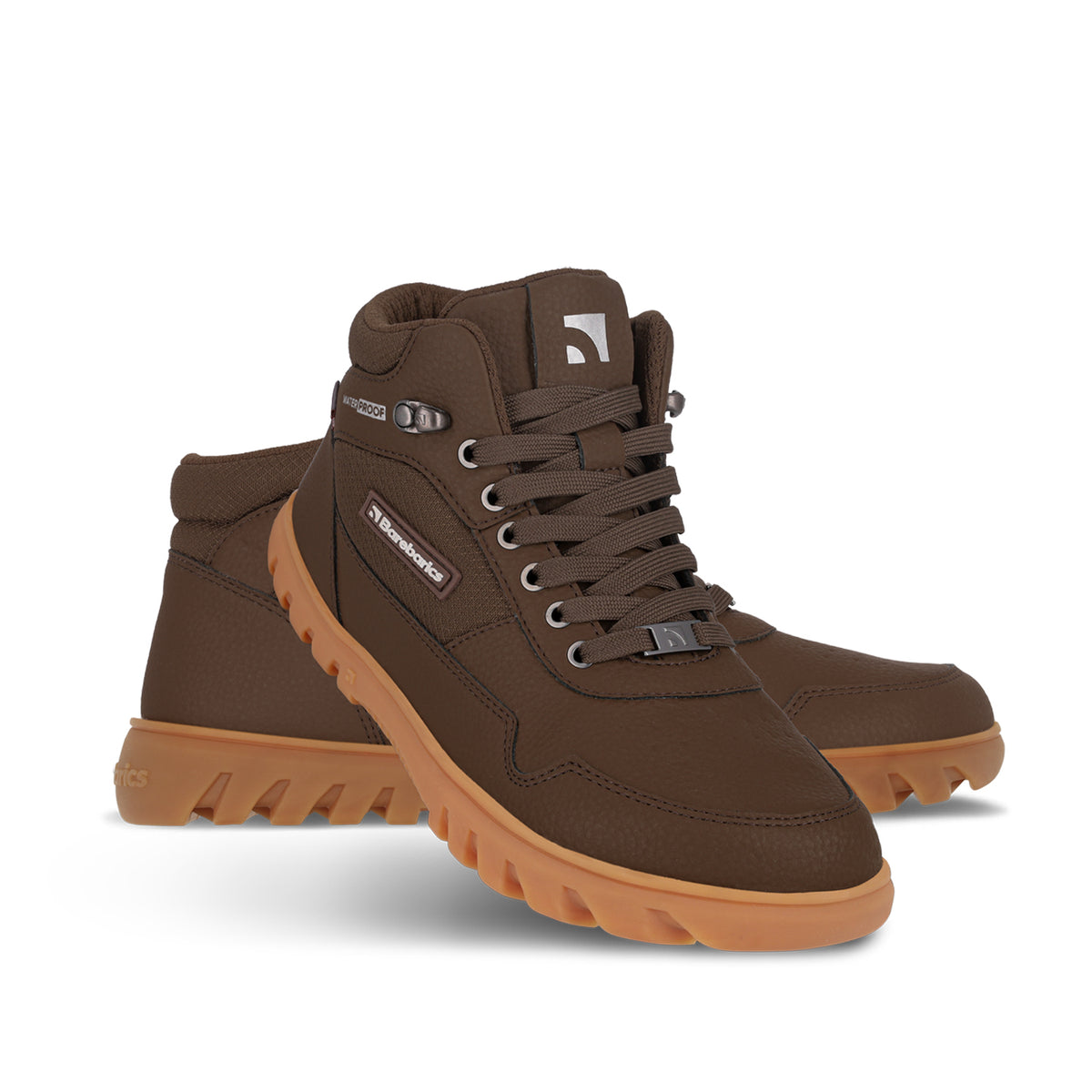 Winter Barefoot Boots Barebarics UrbanEdge - Dark Brown