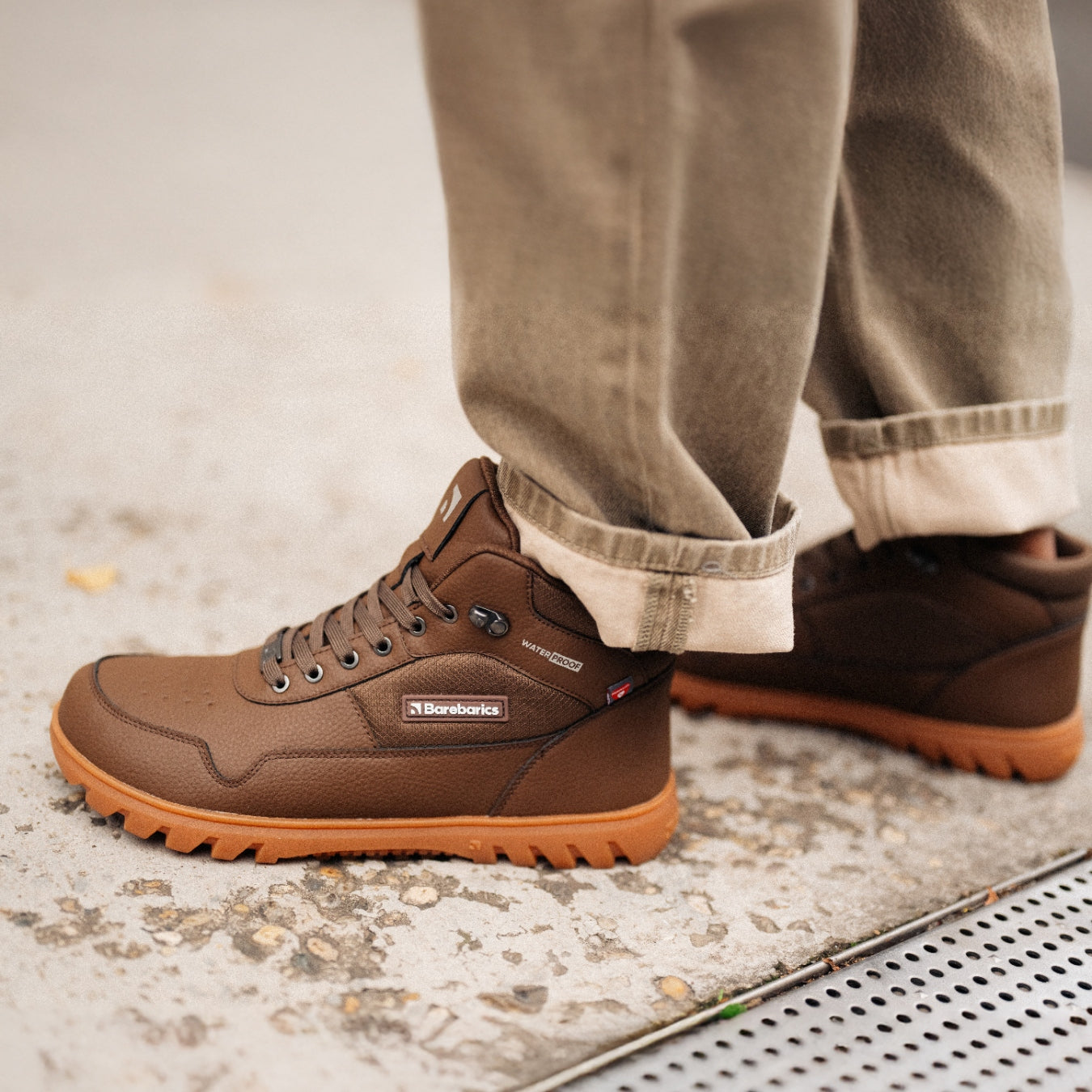 Barefoot Shoes Barebarics UrbanEdge - Dark Brown