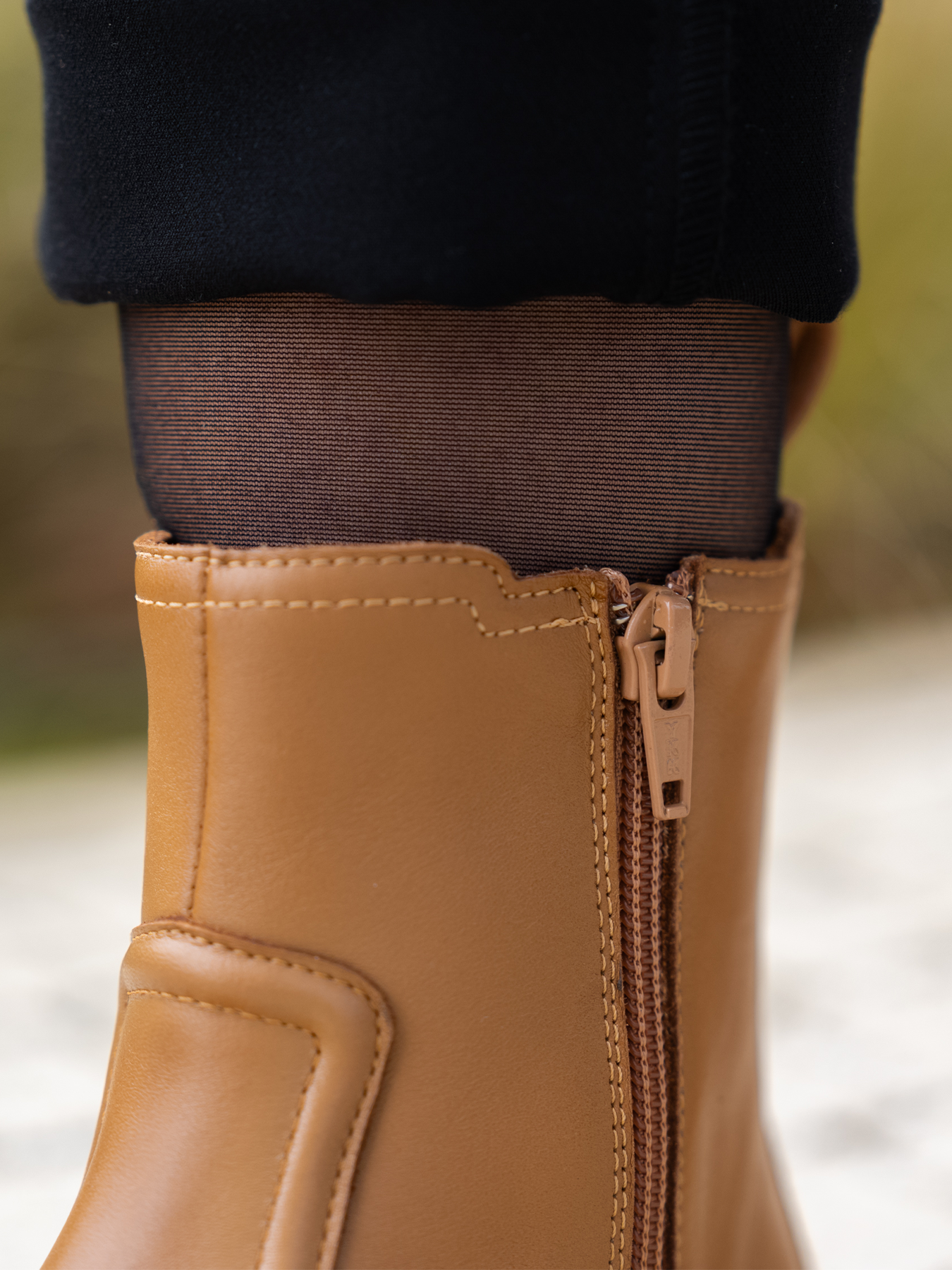 Bottes pieds nus Be Lenka Allure - Cognac clair