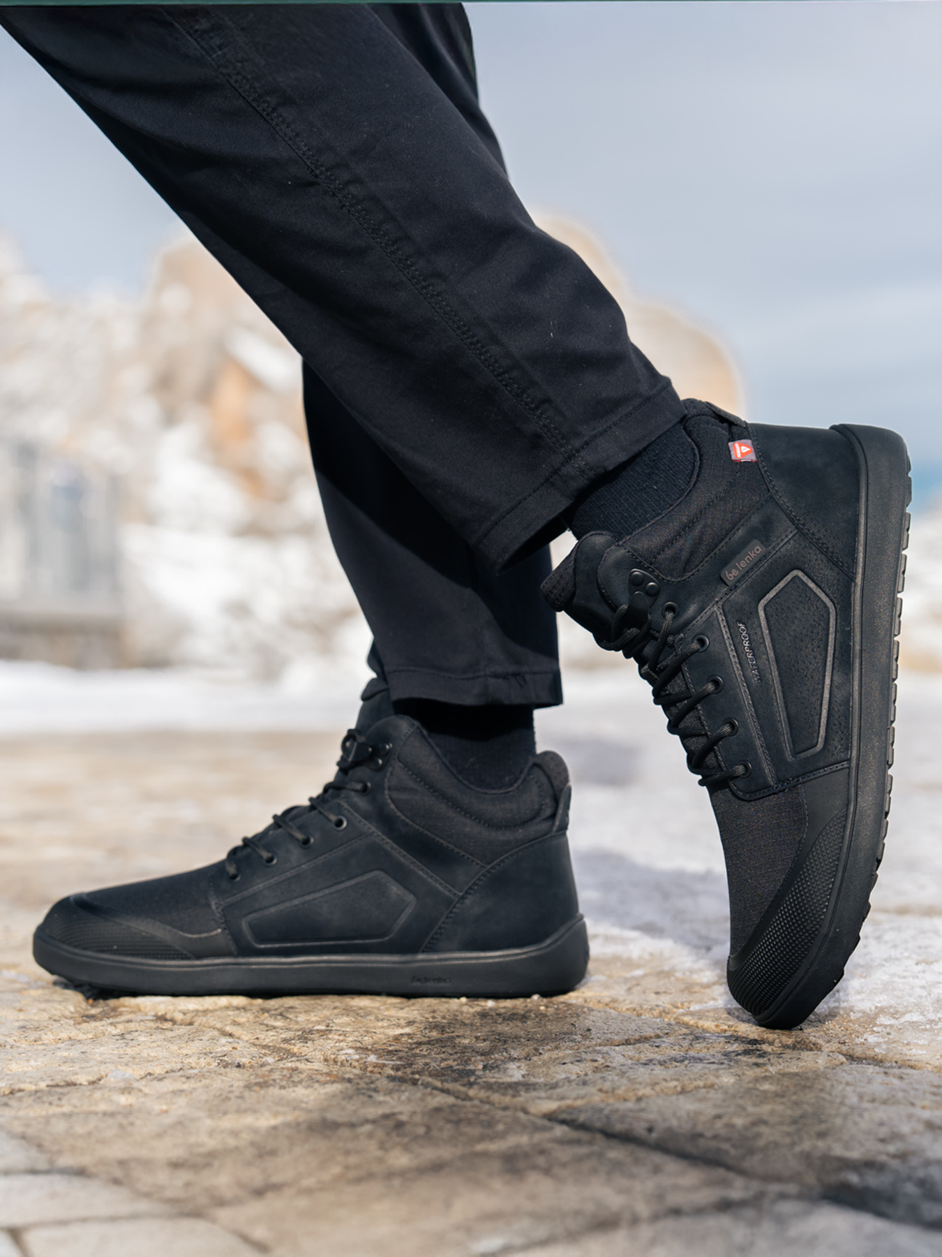 Bottes pieds nus Be Lenka ArcticEdge - Tout noir