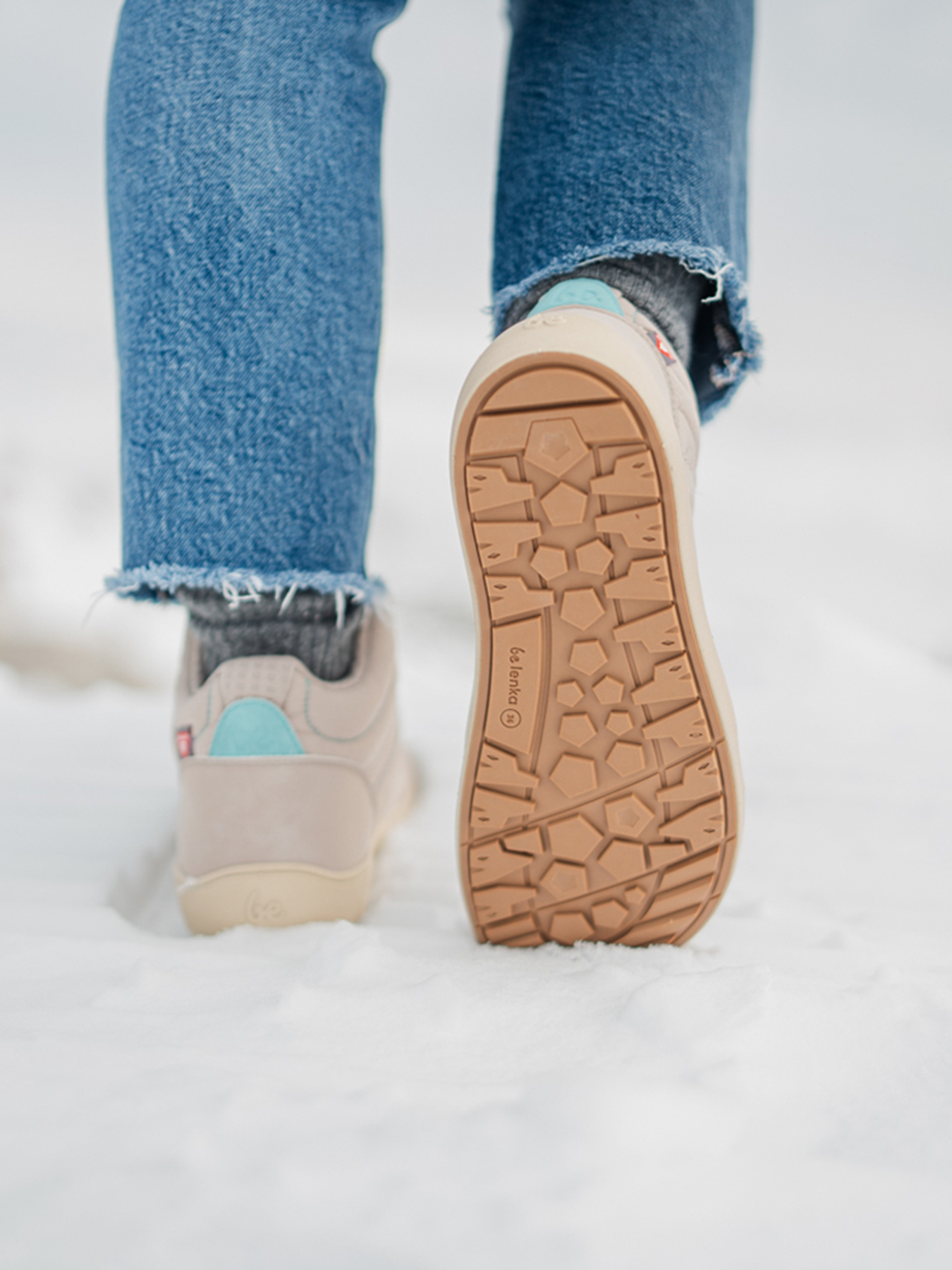 Bottes pieds nus Be Lenka ArcticEdge - Beige