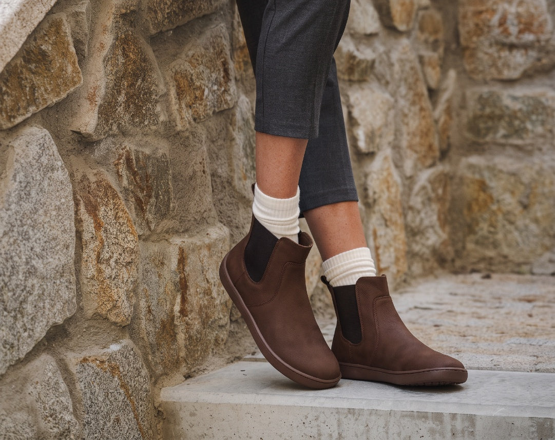 Barefoot Chelsea Boots Be Lenka Entice 3.0 Vegan - Brown