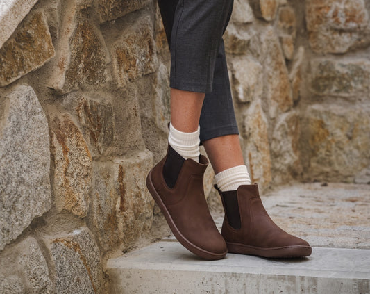 Barefoot Chelsea Boots Be Lenka Entice 3.0 Vegan - Brown