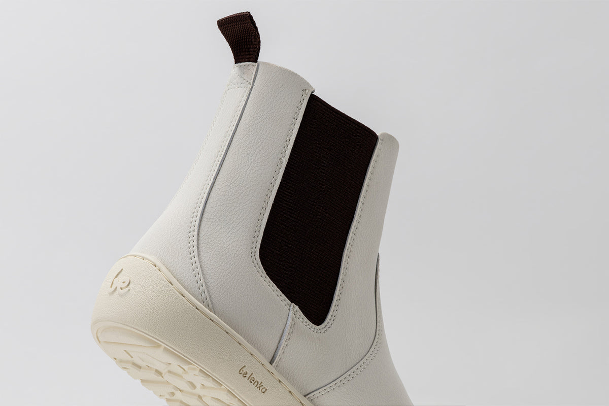 Barefoot Chelsea Boots Be Lenka Entice 3.0 Vegan - Off-White