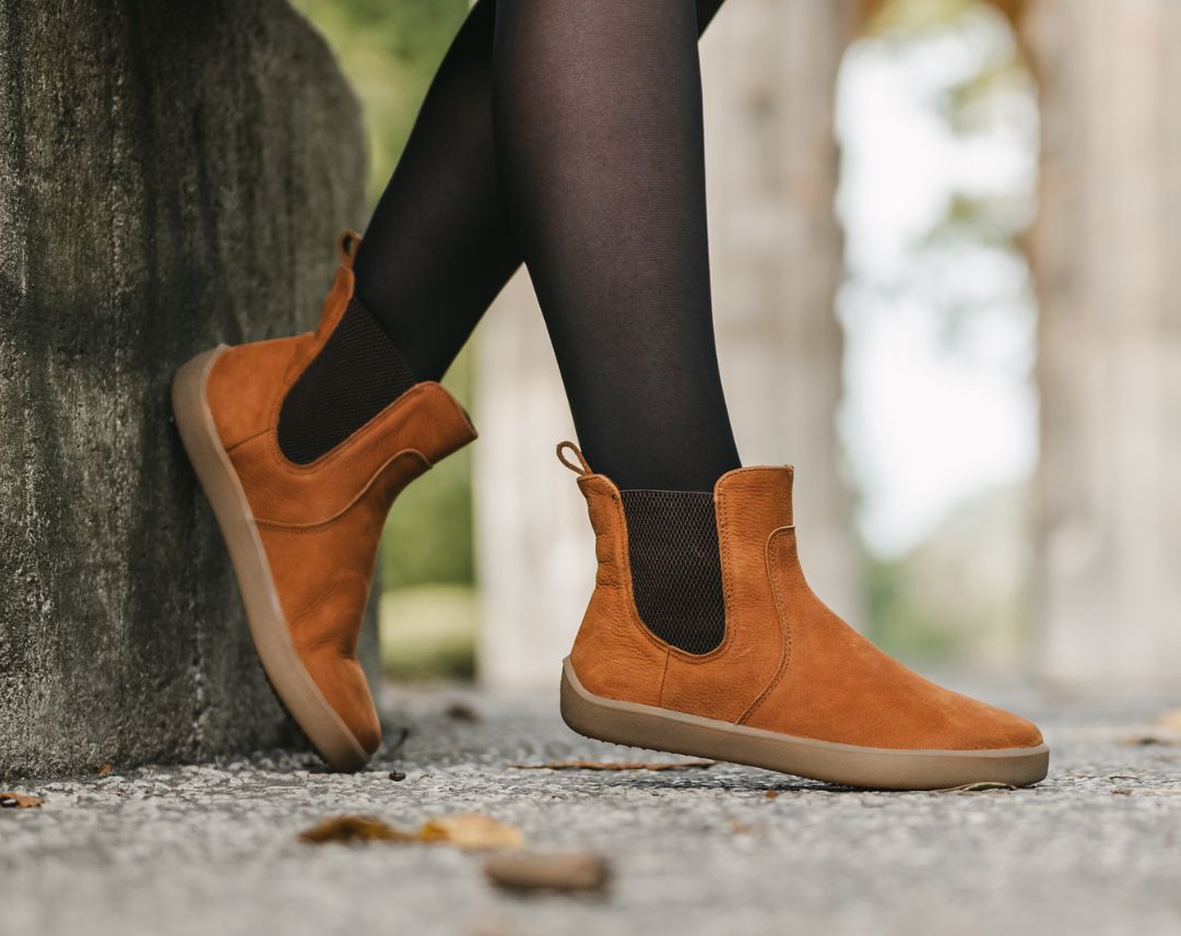 Barefoot Chelsea Boots Be Lenka Entice Neo - Cinnamon Brown