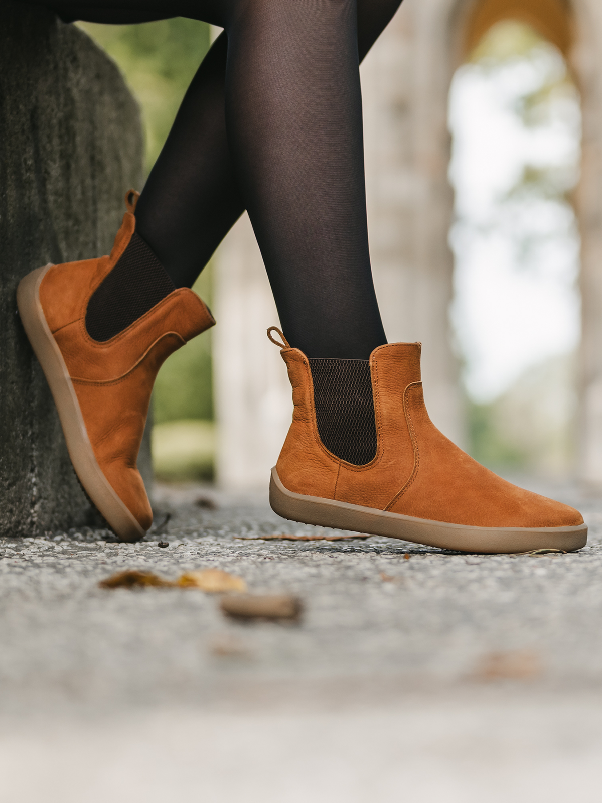 Barefoot Chelsea Boots Be Lenka Entice Neo - Cinnamon Brown