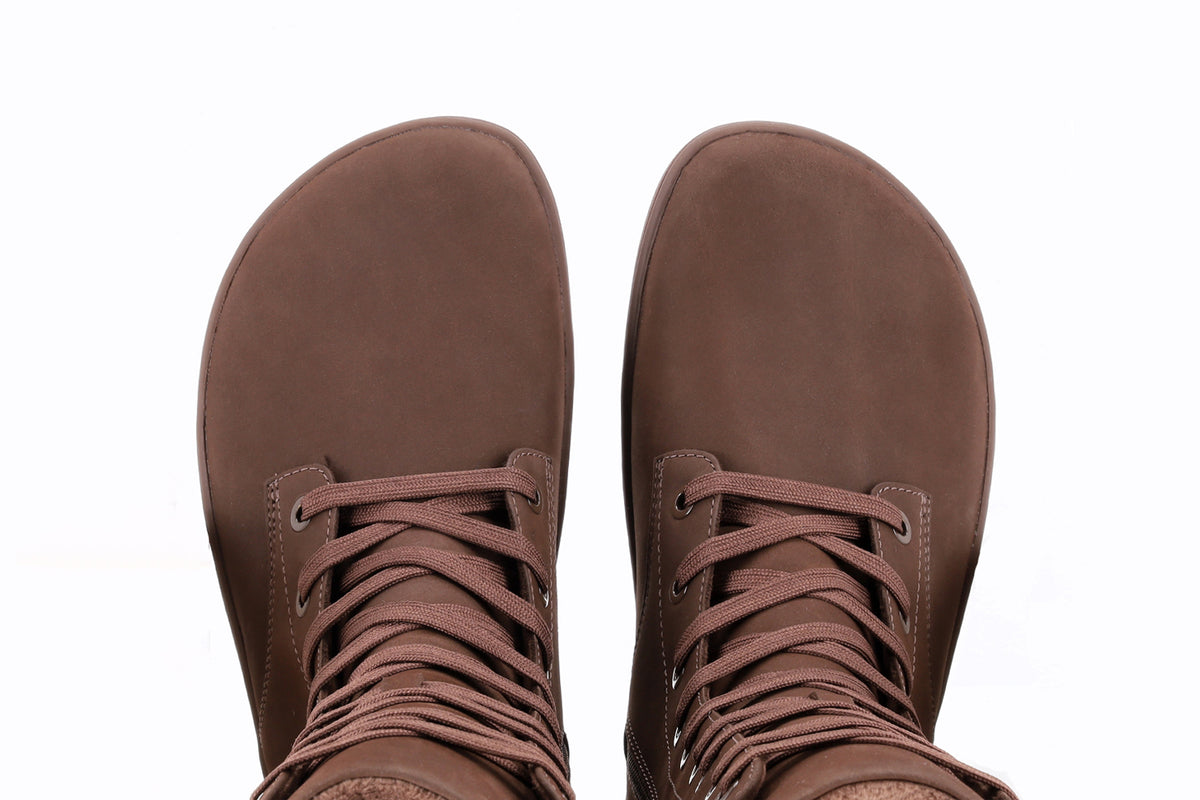 Barefoot Lace-Up Boots Be Lenka Evon - Dark Brown