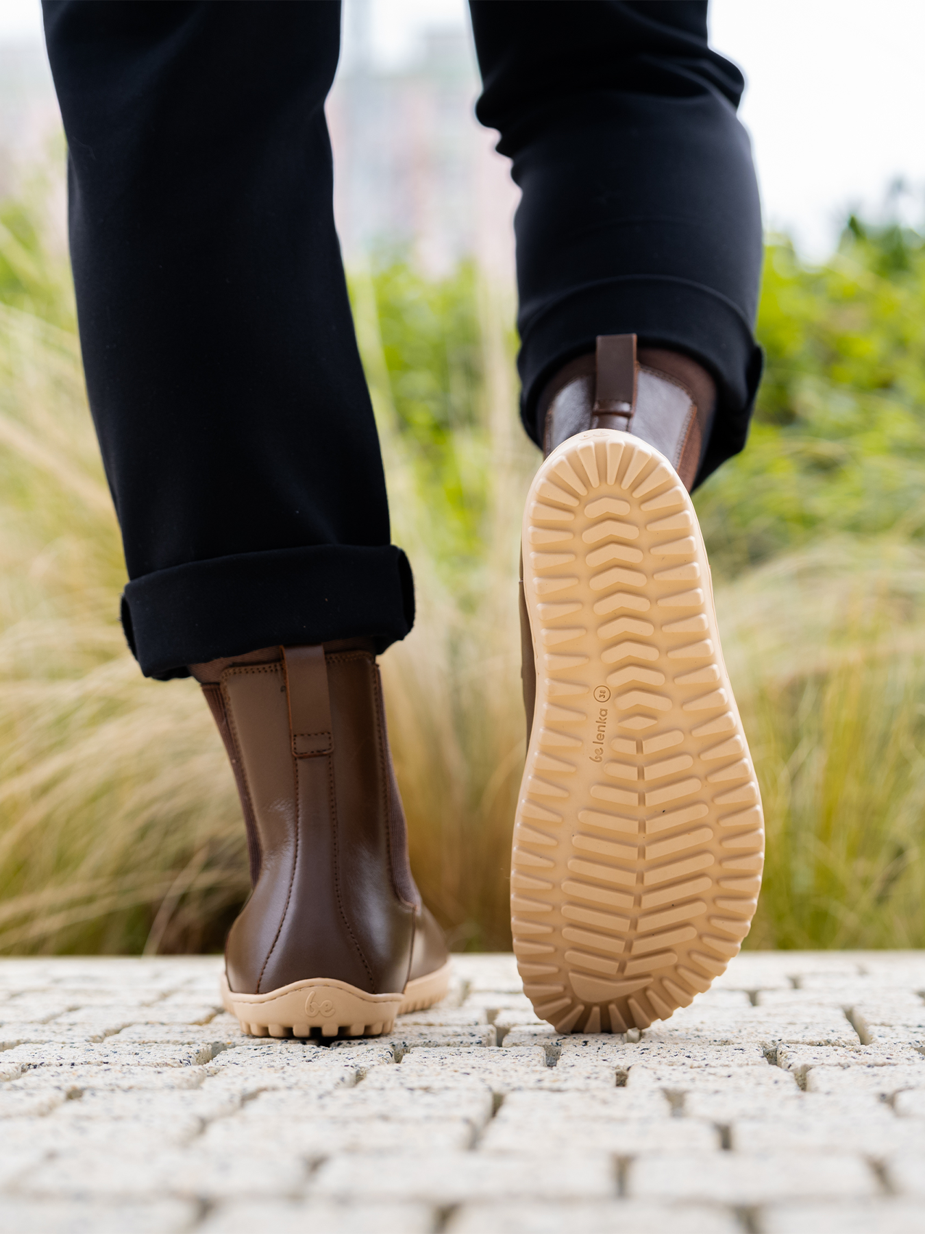Bottes pieds nus Be Lenka Glam - Chocolat au lait
