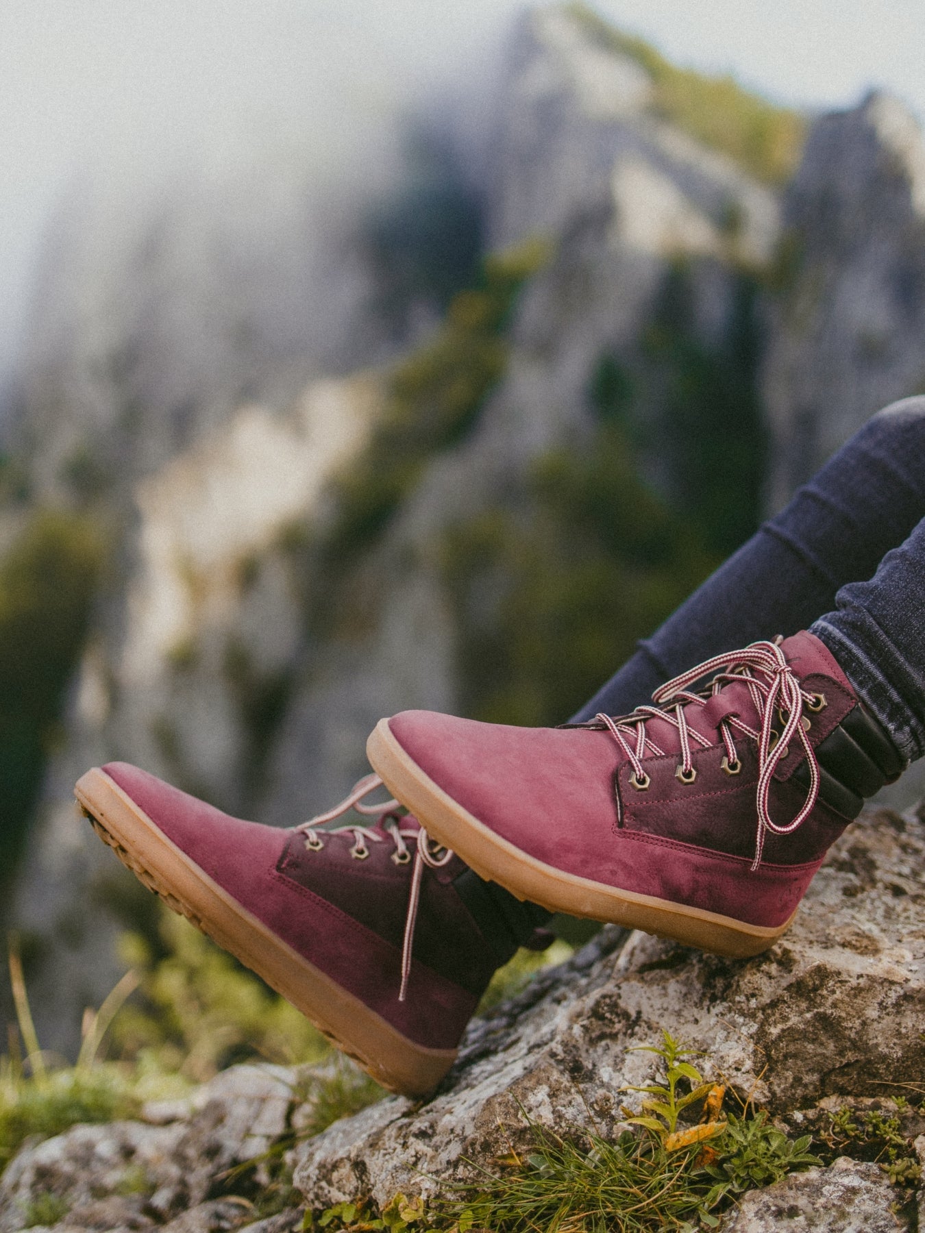 Barefoot Boots Be Lenka Nevada Neo - Burgundy