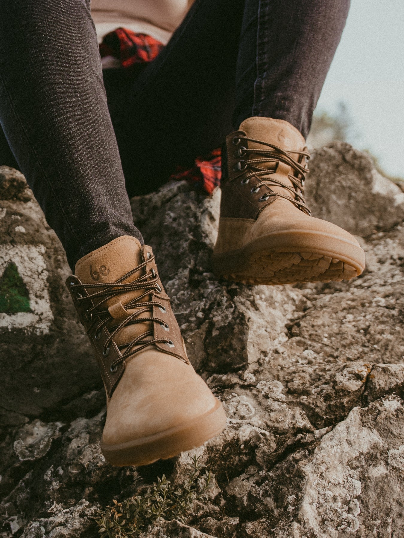 Barefoot Boots Be Lenka Nevada Neo - Sand & Dark Brown