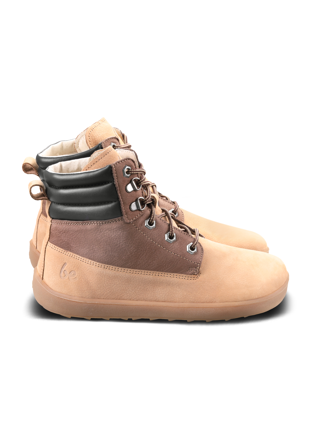 Bottes pieds nus Be Lenka Nevada Neo - Sable et marron foncé